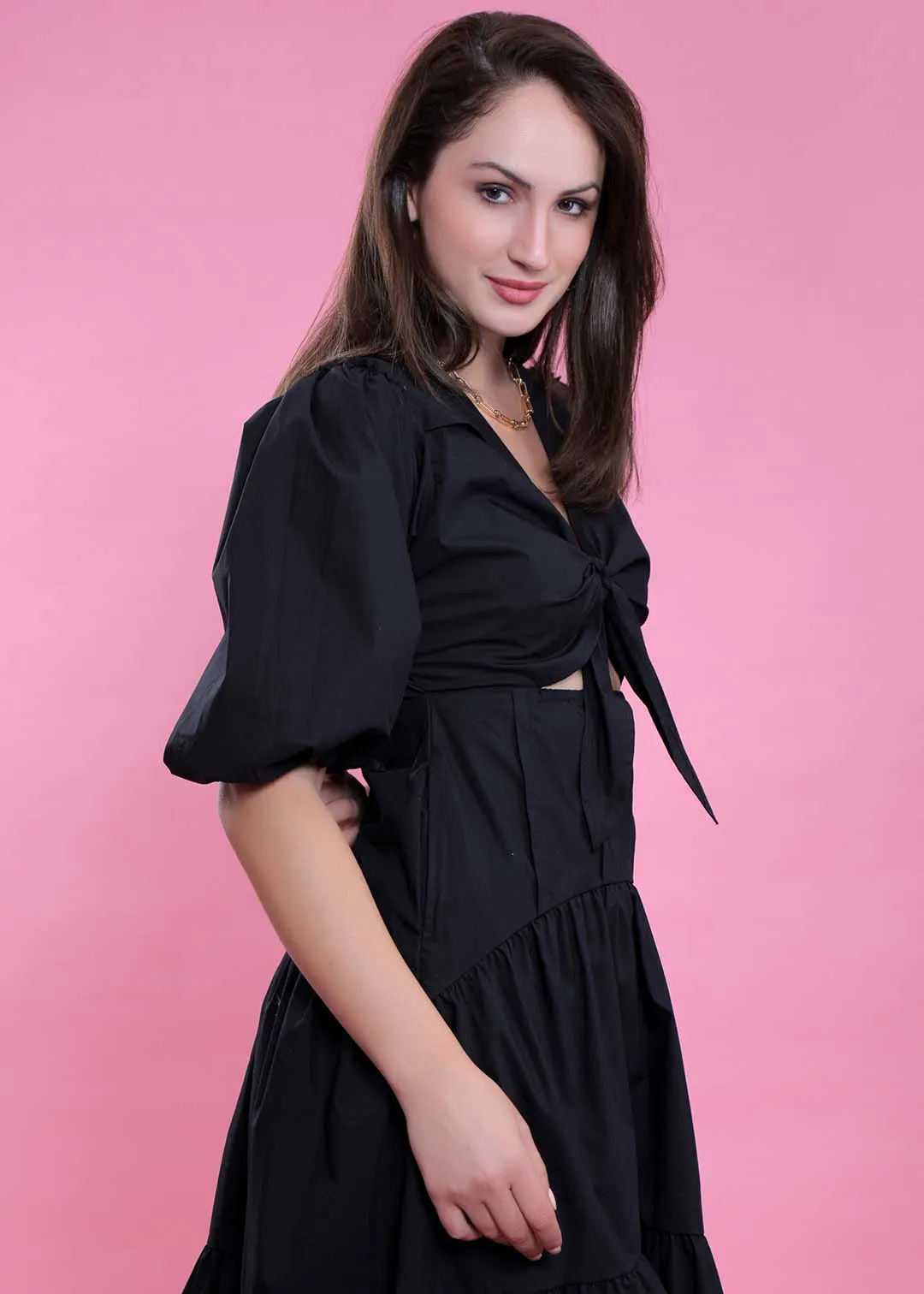 A-Line Blue Dress French Theory