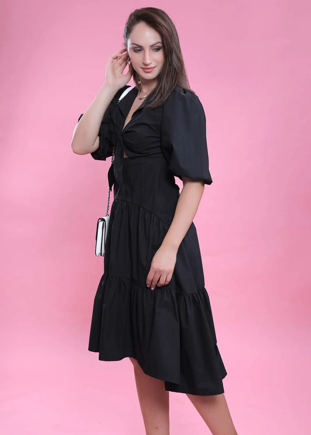 A-Line Blue Dress French Theory