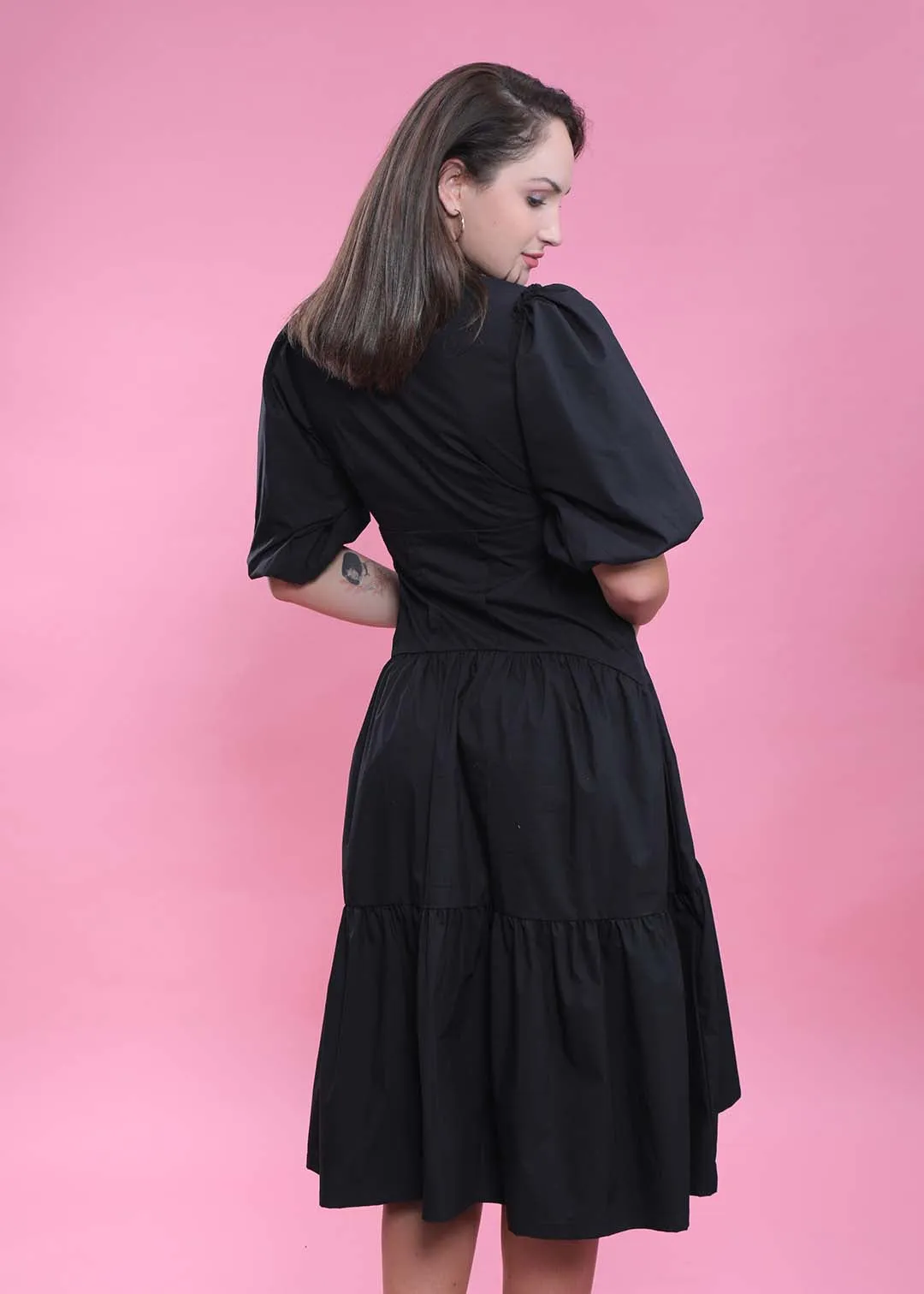 A-Line Blue Dress French Theory
