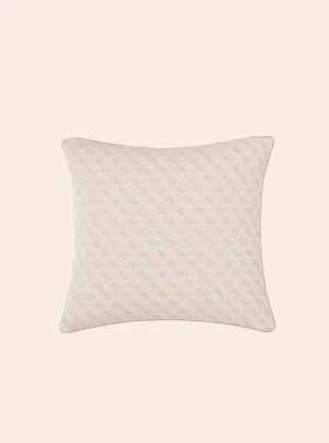 Beige Logo Jacquard Cushions Guess