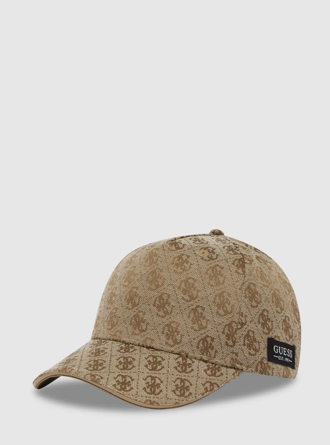 Beige Logo Milano Baseball Cap Guess