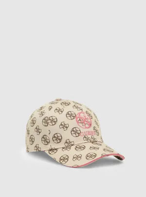 Beige Logo Olympe Baseball Cap Guess