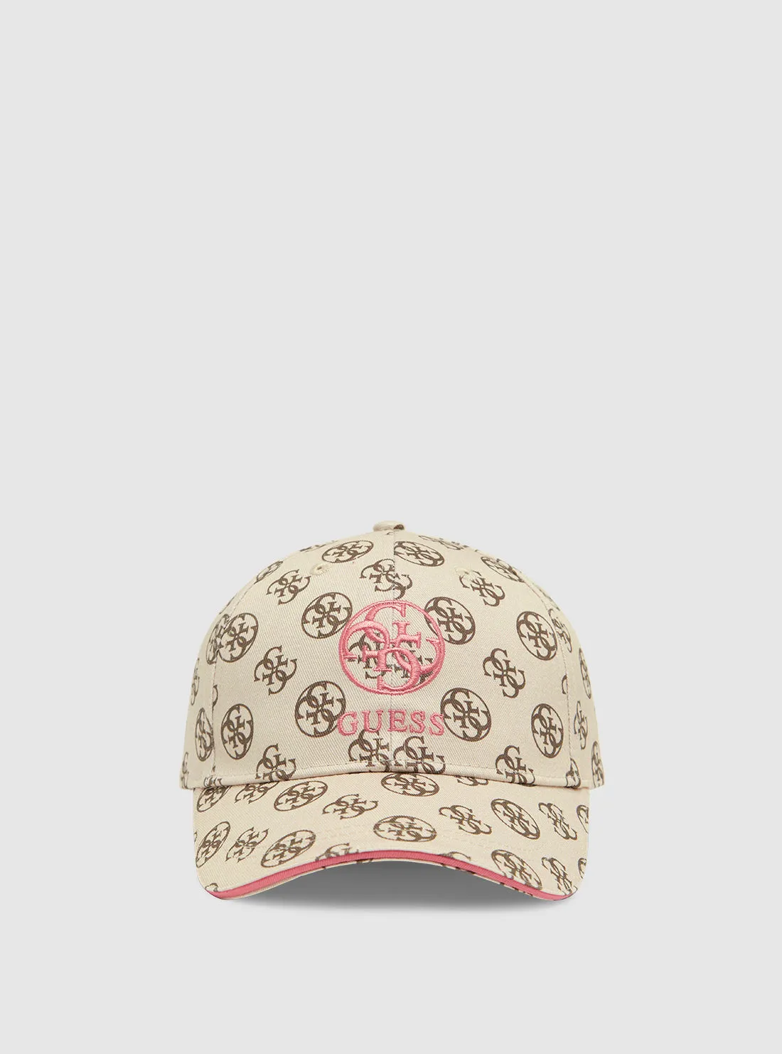 Beige Logo Olympe Baseball Cap Guess