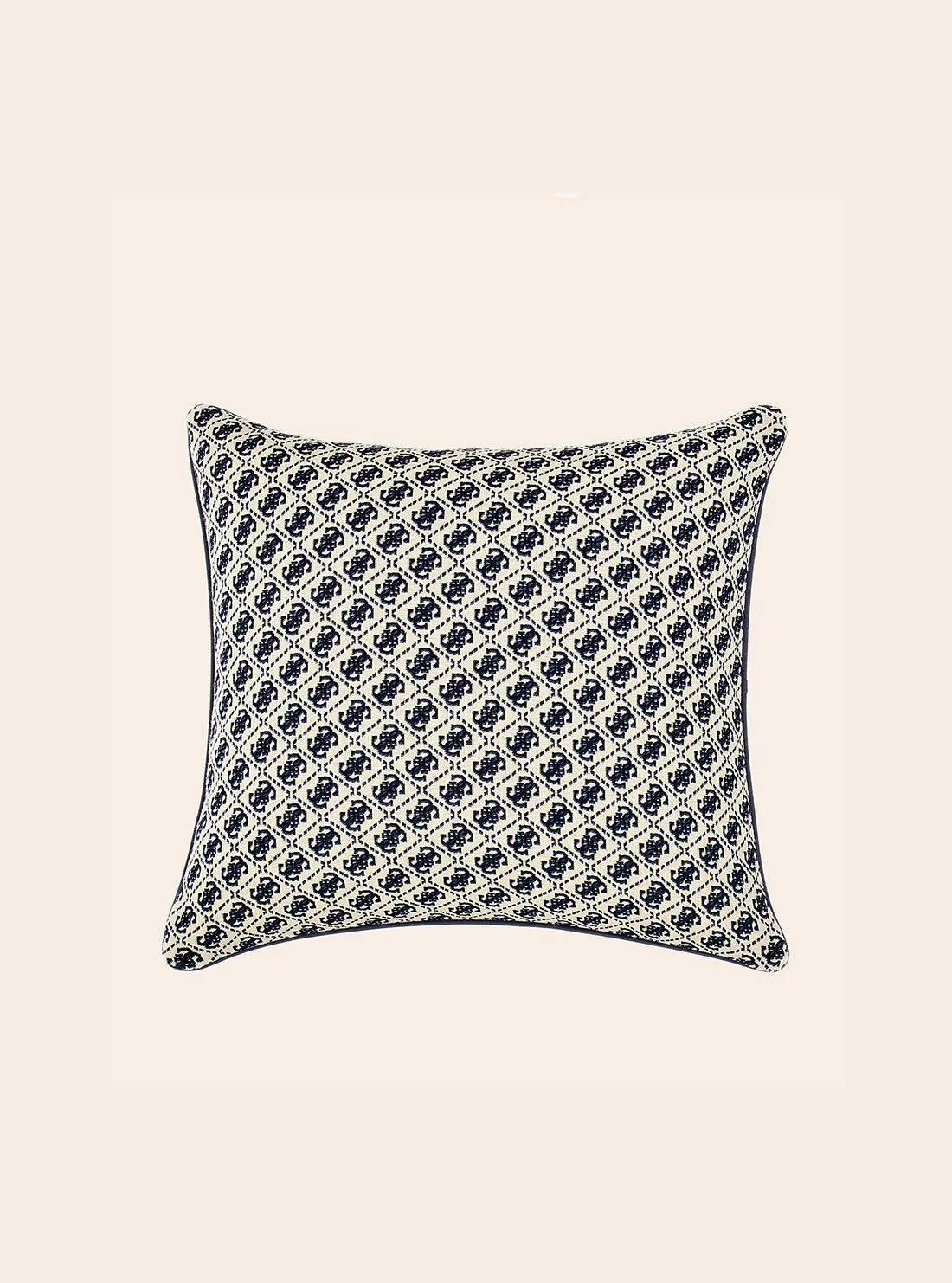 Blue Logo Jacquard Cushions Guess