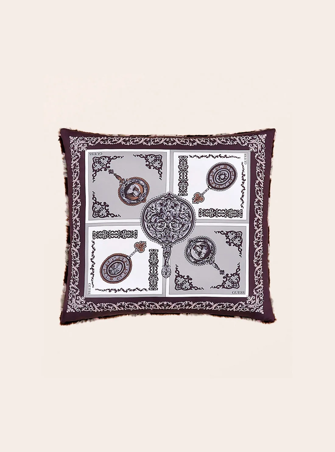 Brown Multi Helma Pillow Guess