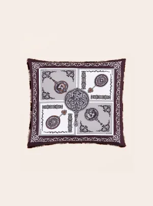 Brown Multi Helma Pillow Guess