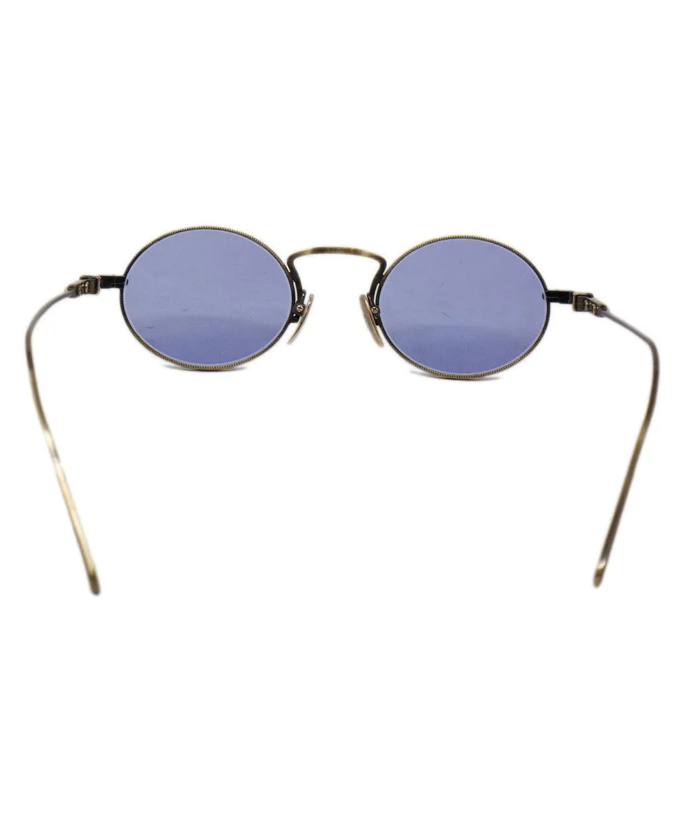 Chrome Hearts Blue Lens Clapper Sunglasses
