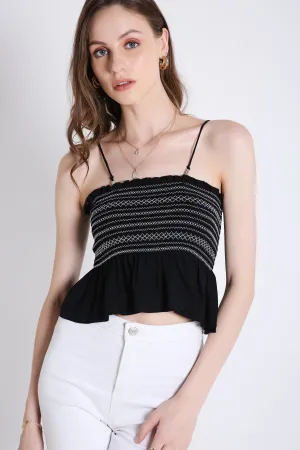 Contrast Sheered Tube Top French Theory