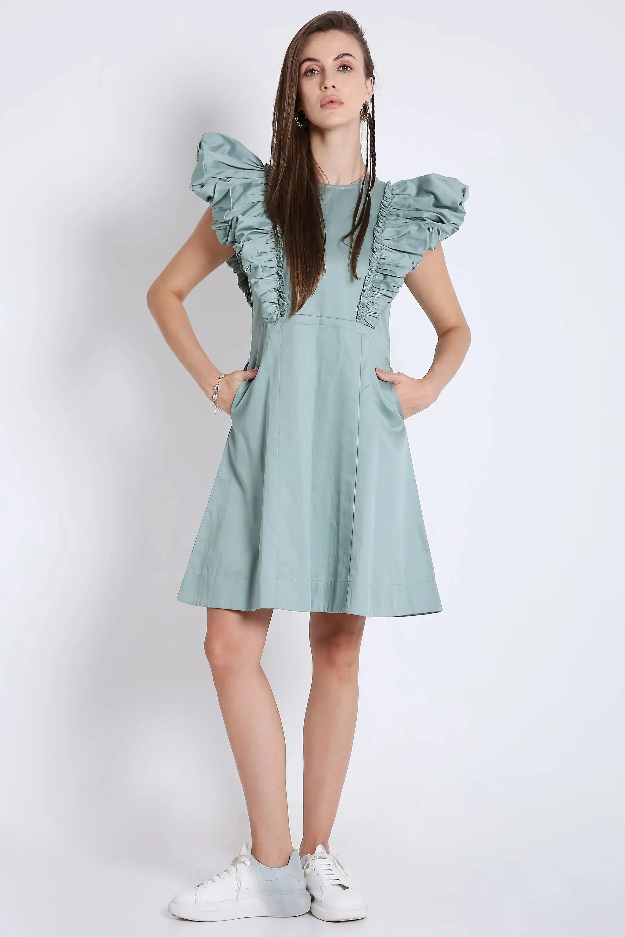 Fuchsia Short Dress French Theory