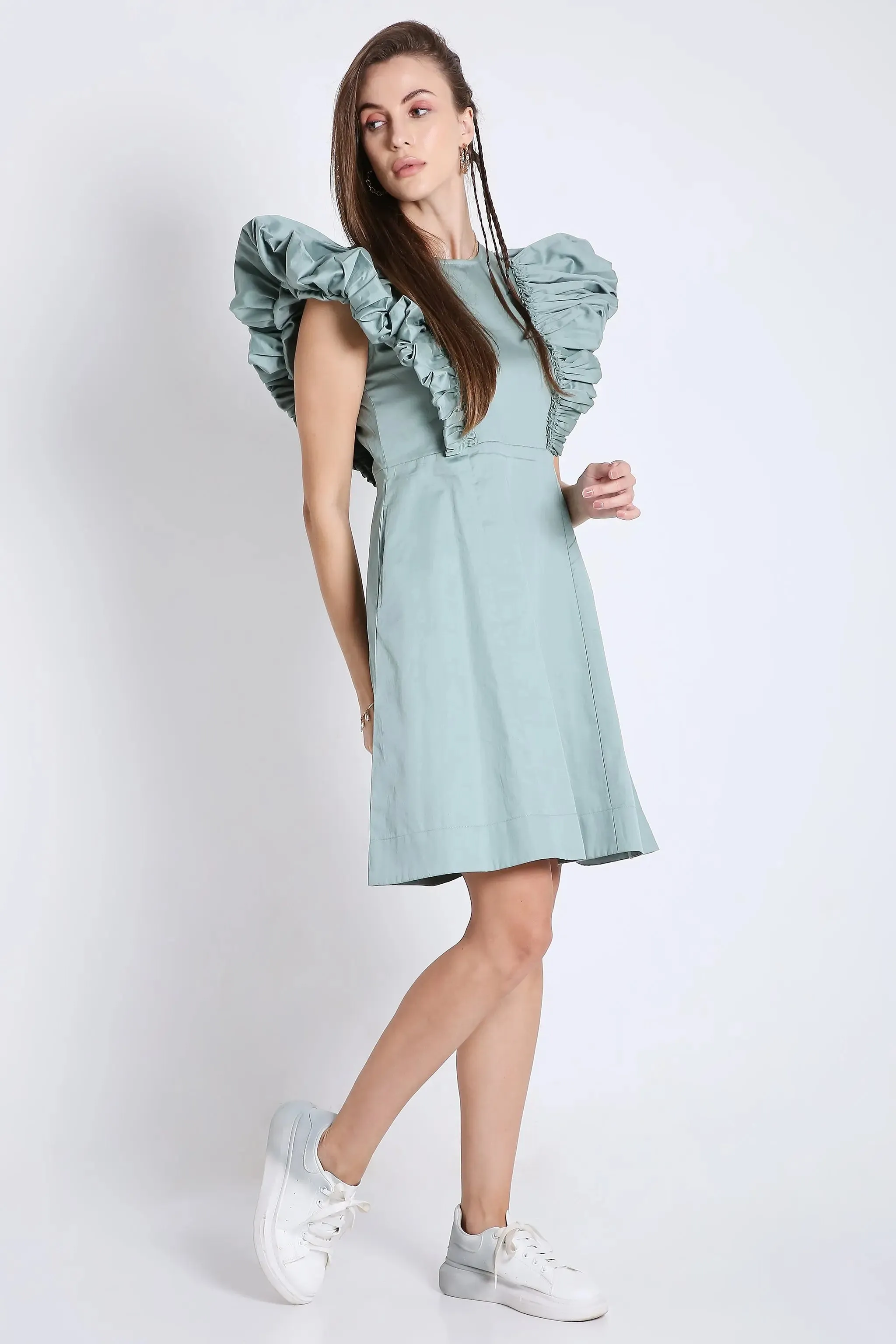 Fuchsia Short Dress French Theory