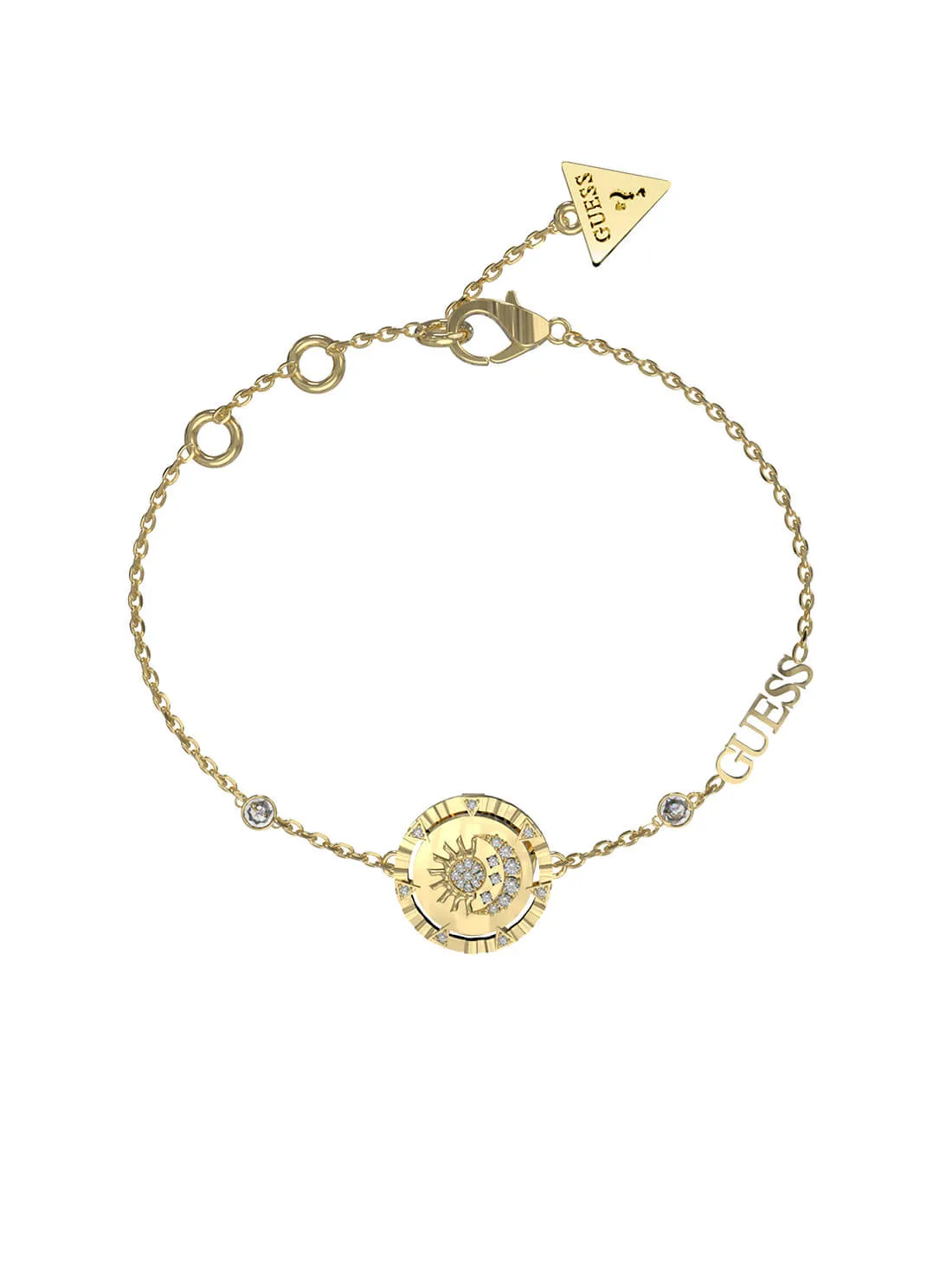 Gold All Of Us Moon Bracelet Guess