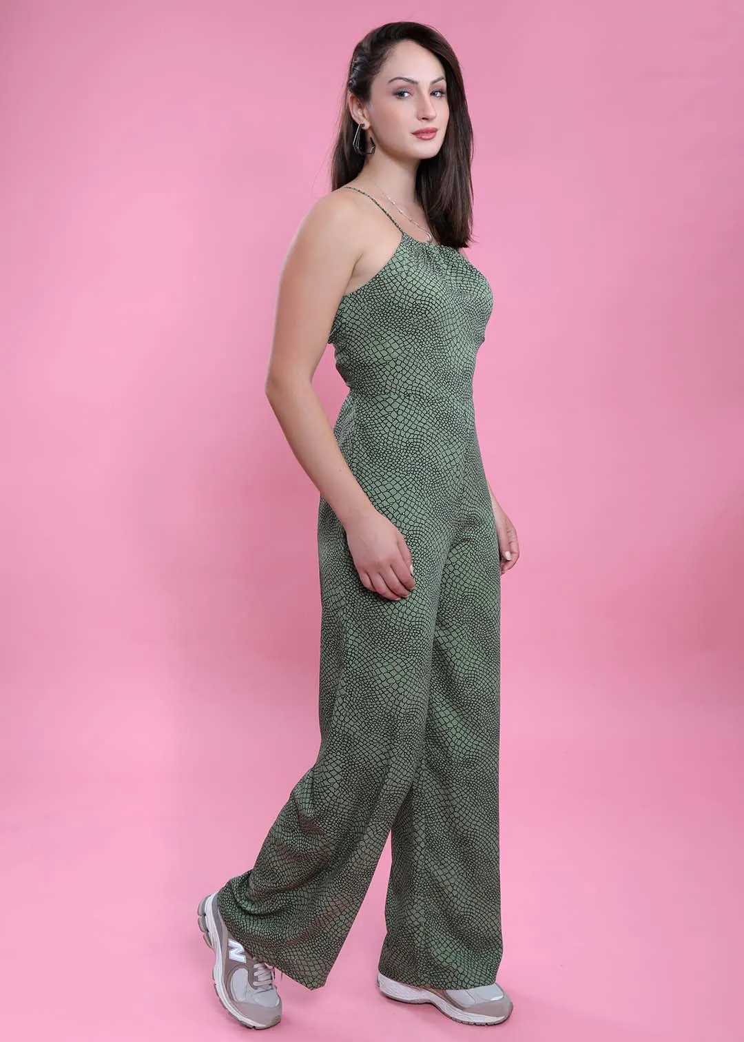 Green Long Jumpsuit French Theory