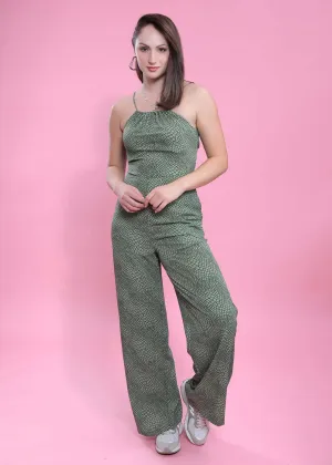 Green Long Jumpsuit French Theory