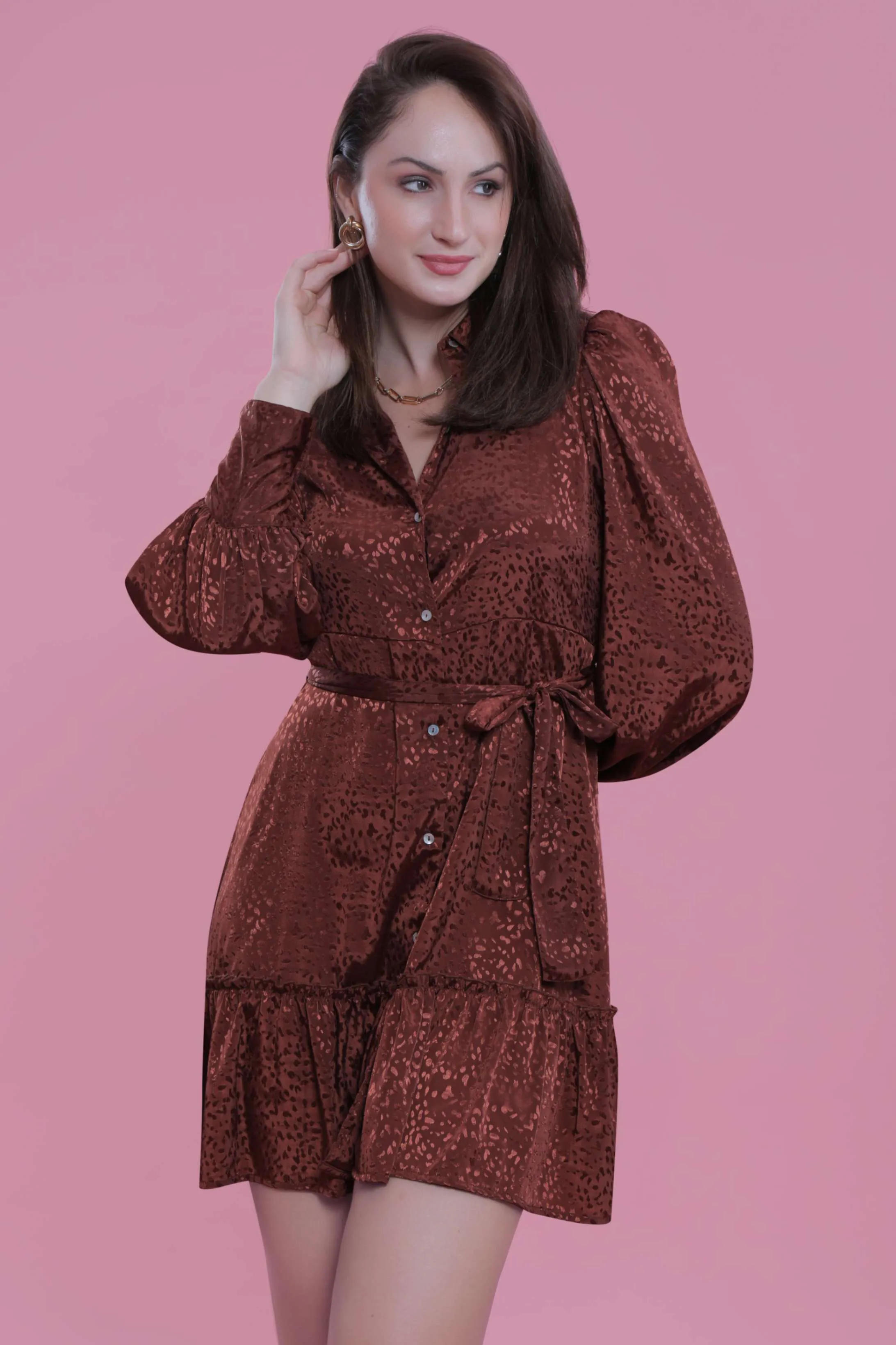Jacquard Satin A-line Black Party Dress French Theory