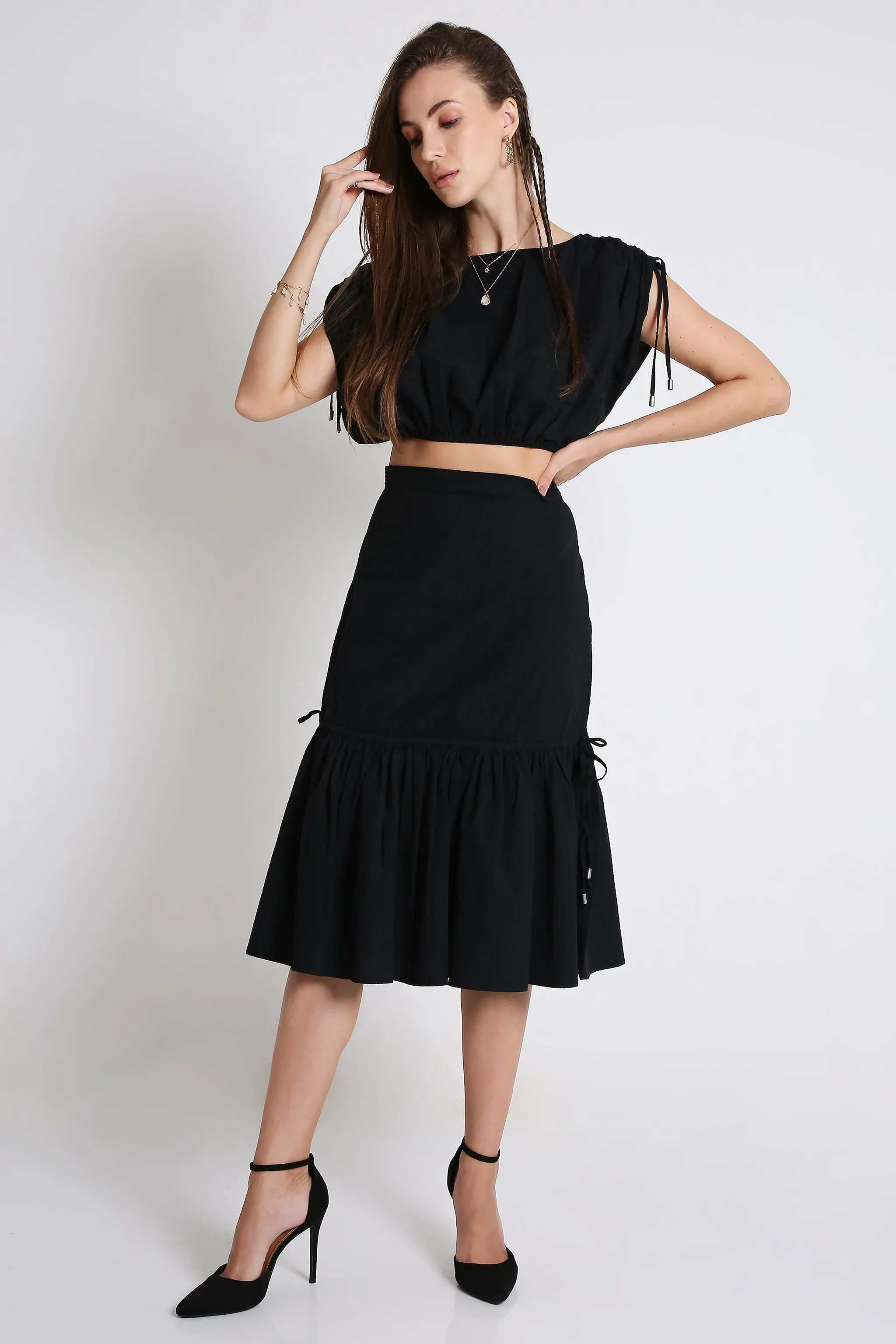 Loose Fit Crop Top French Theory