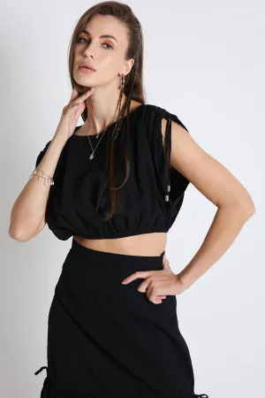 Loose Fit Crop Top French Theory