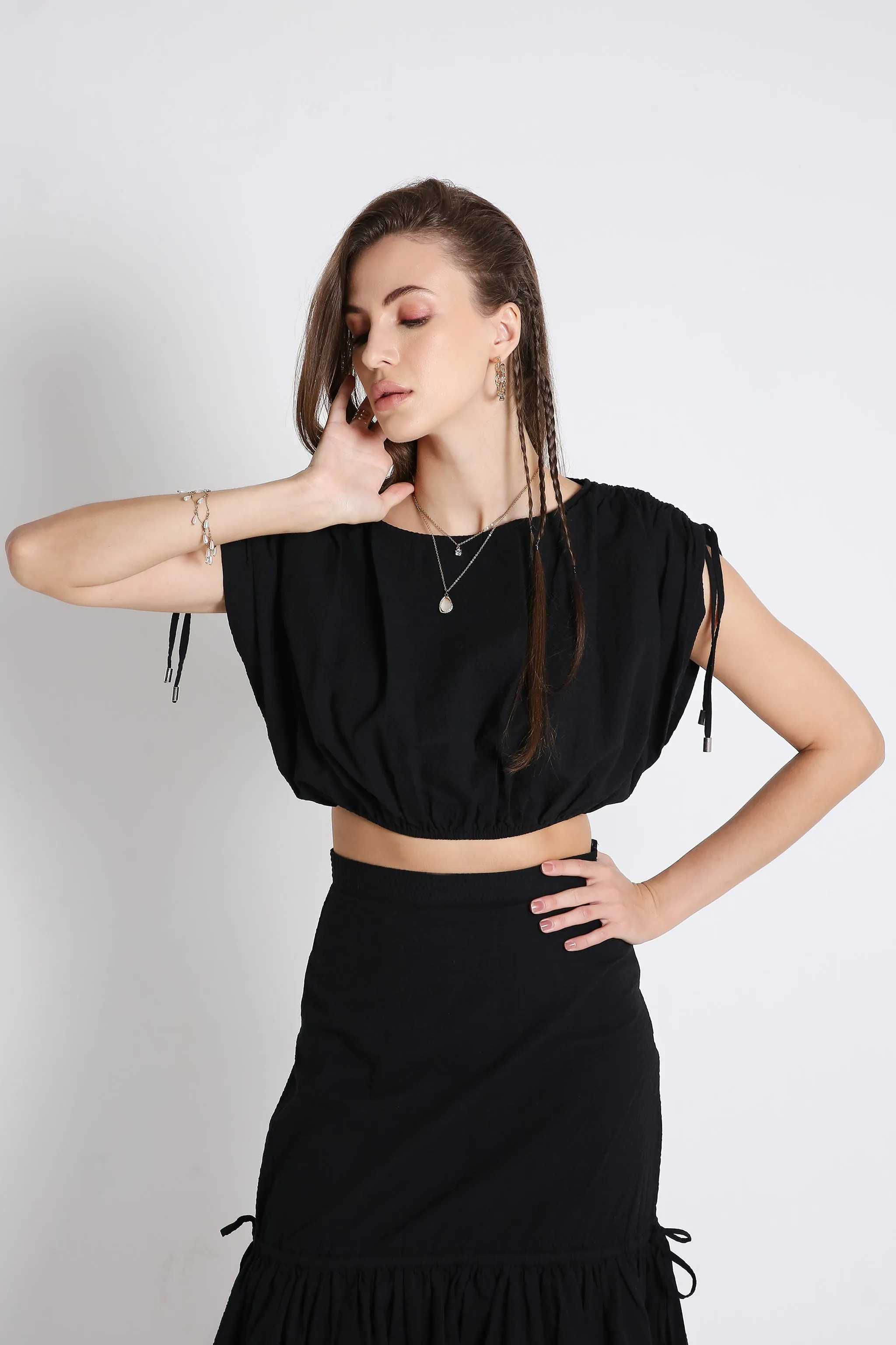 Loose Fit Crop Top French Theory