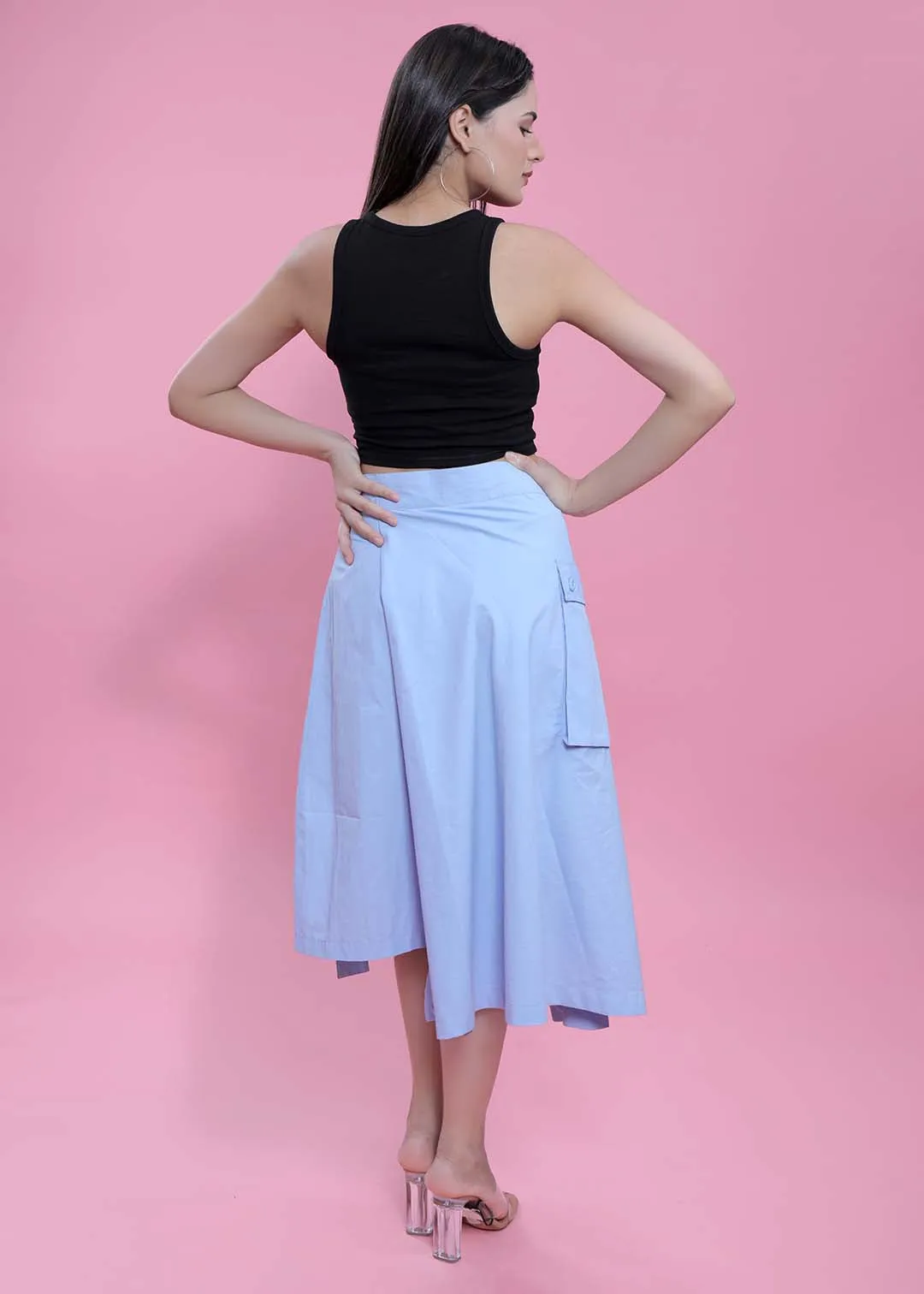 Midi Black Cargo Skirt French Theory