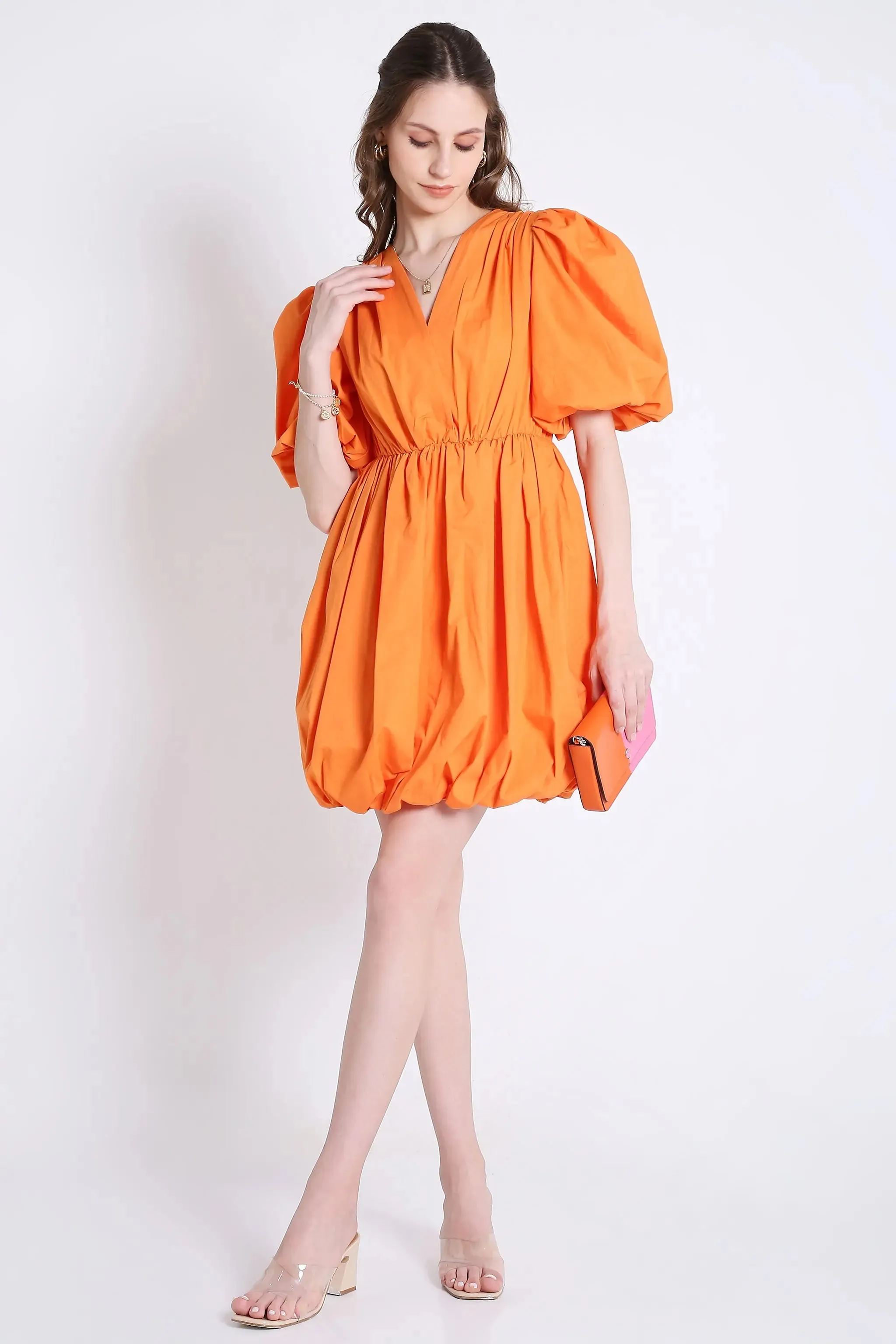 Mini Balloon Dress French Theory