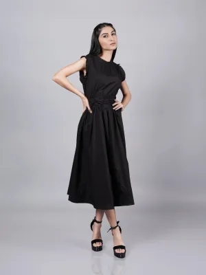 Old Money Influence Black Dress French Theory