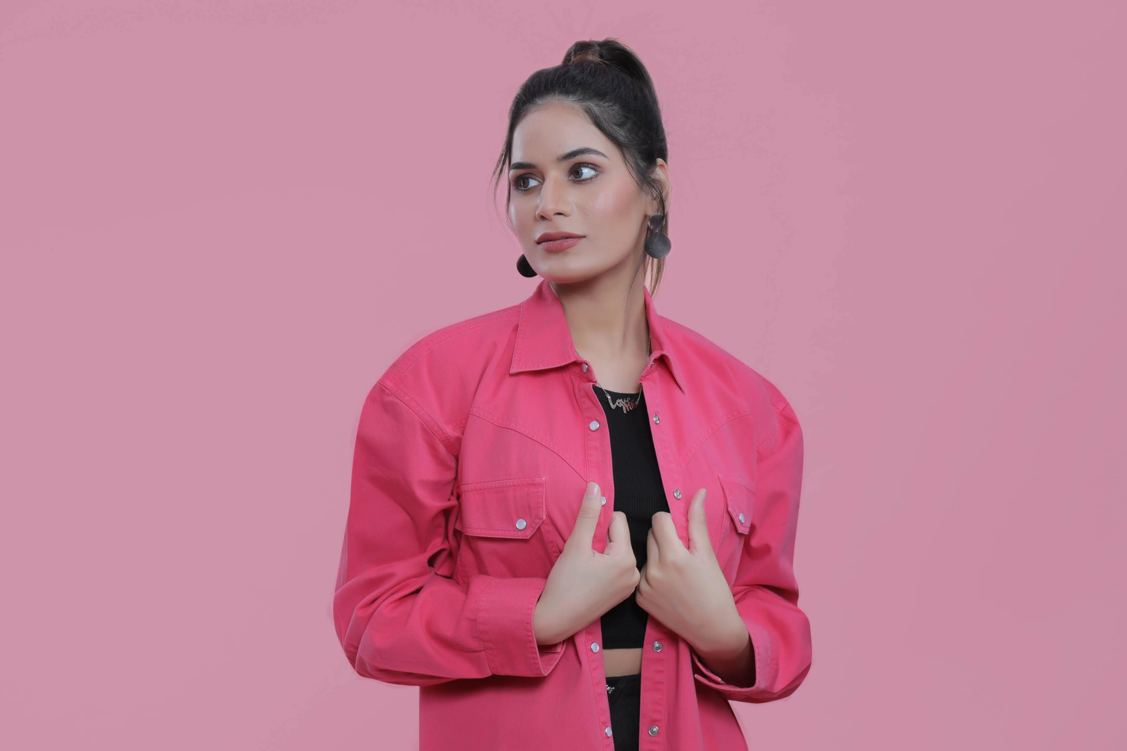 Overdyed Long Sleeves Oversized Jacket French Theory