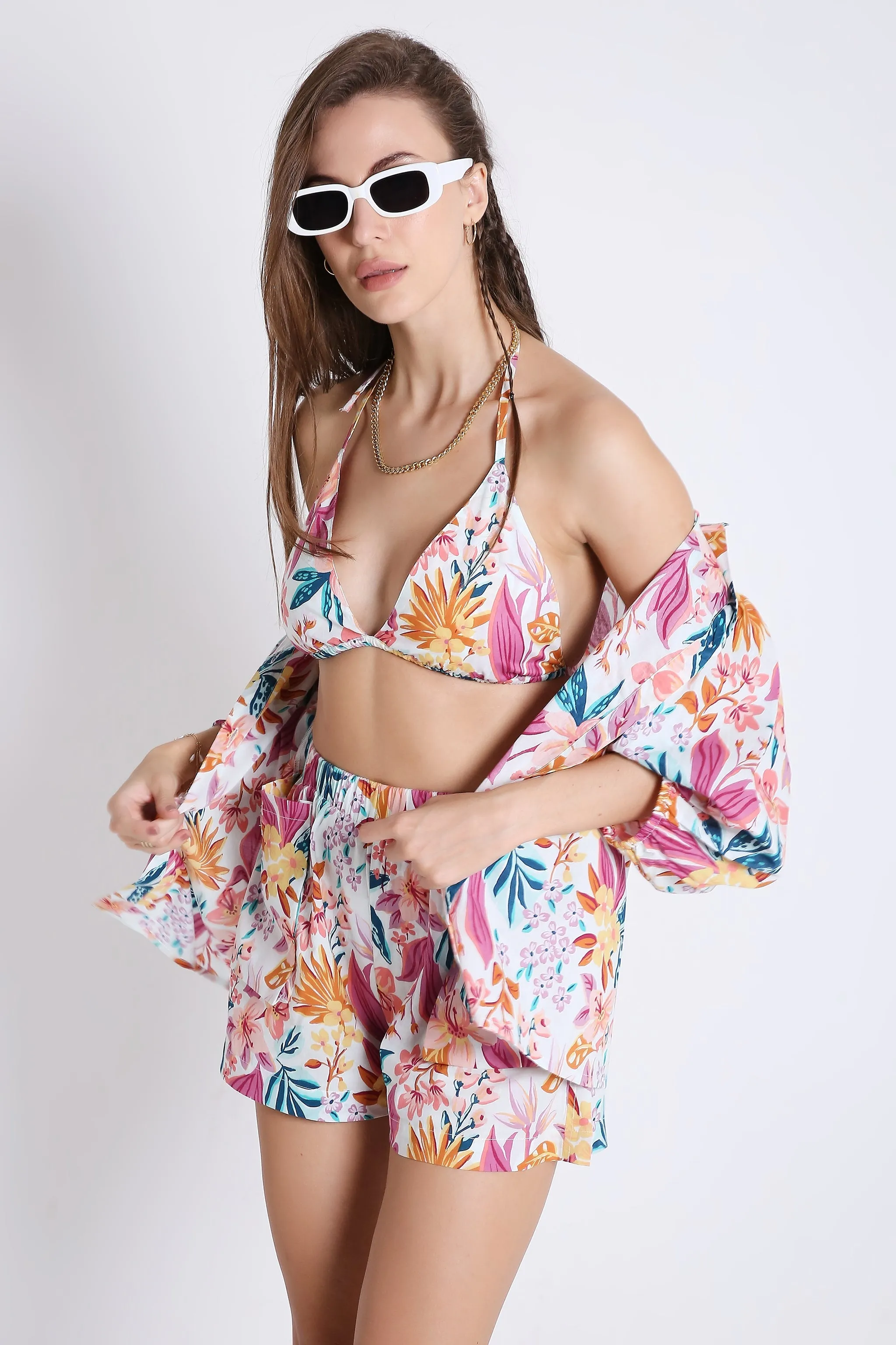 Printed Shorts French Theory