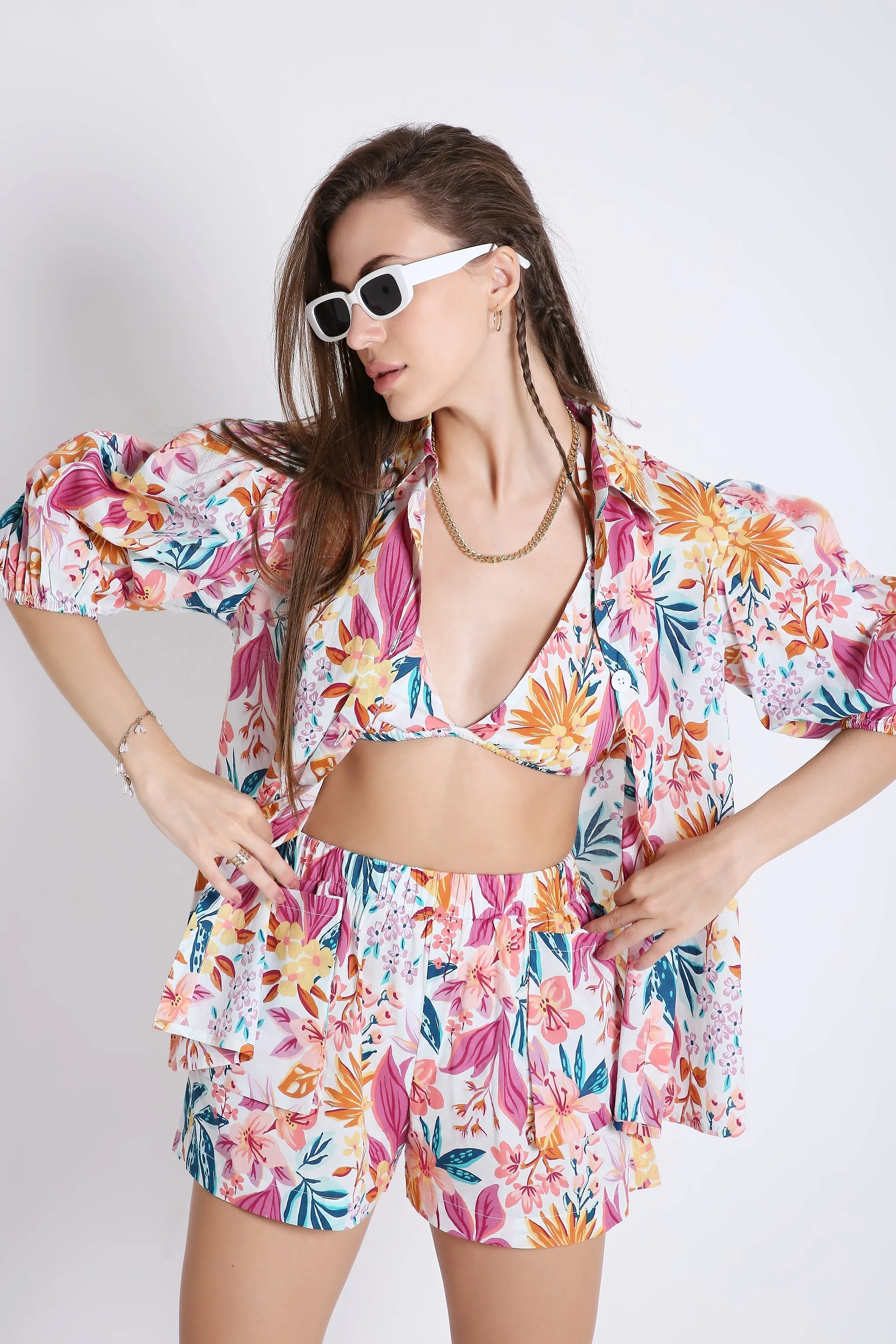 Printed Shorts French Theory