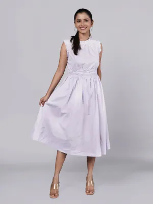 Refined Lavender Dress Old Money Style French Theory