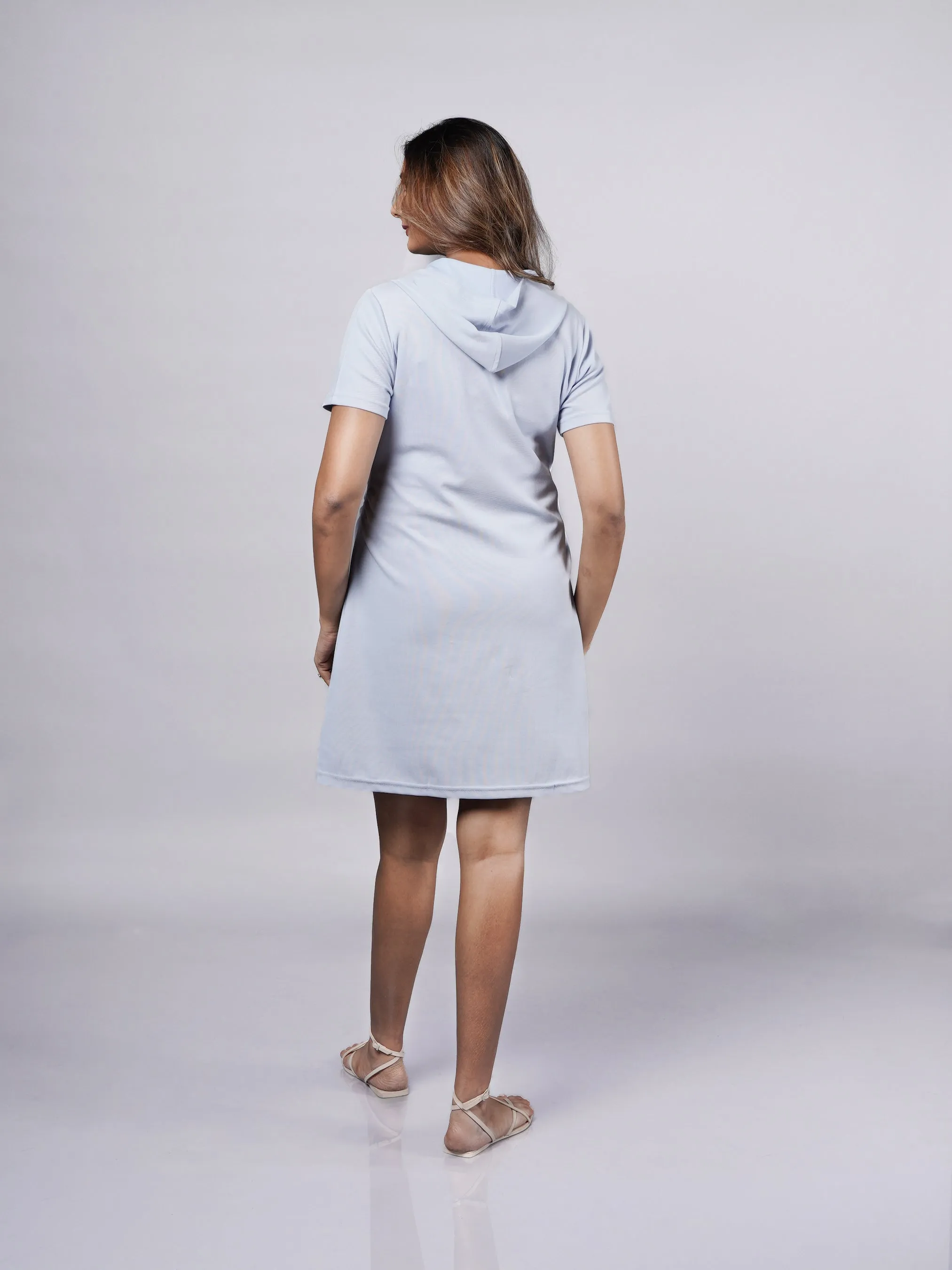 Retro Blue Tennis T-Shirt Dress French Theory