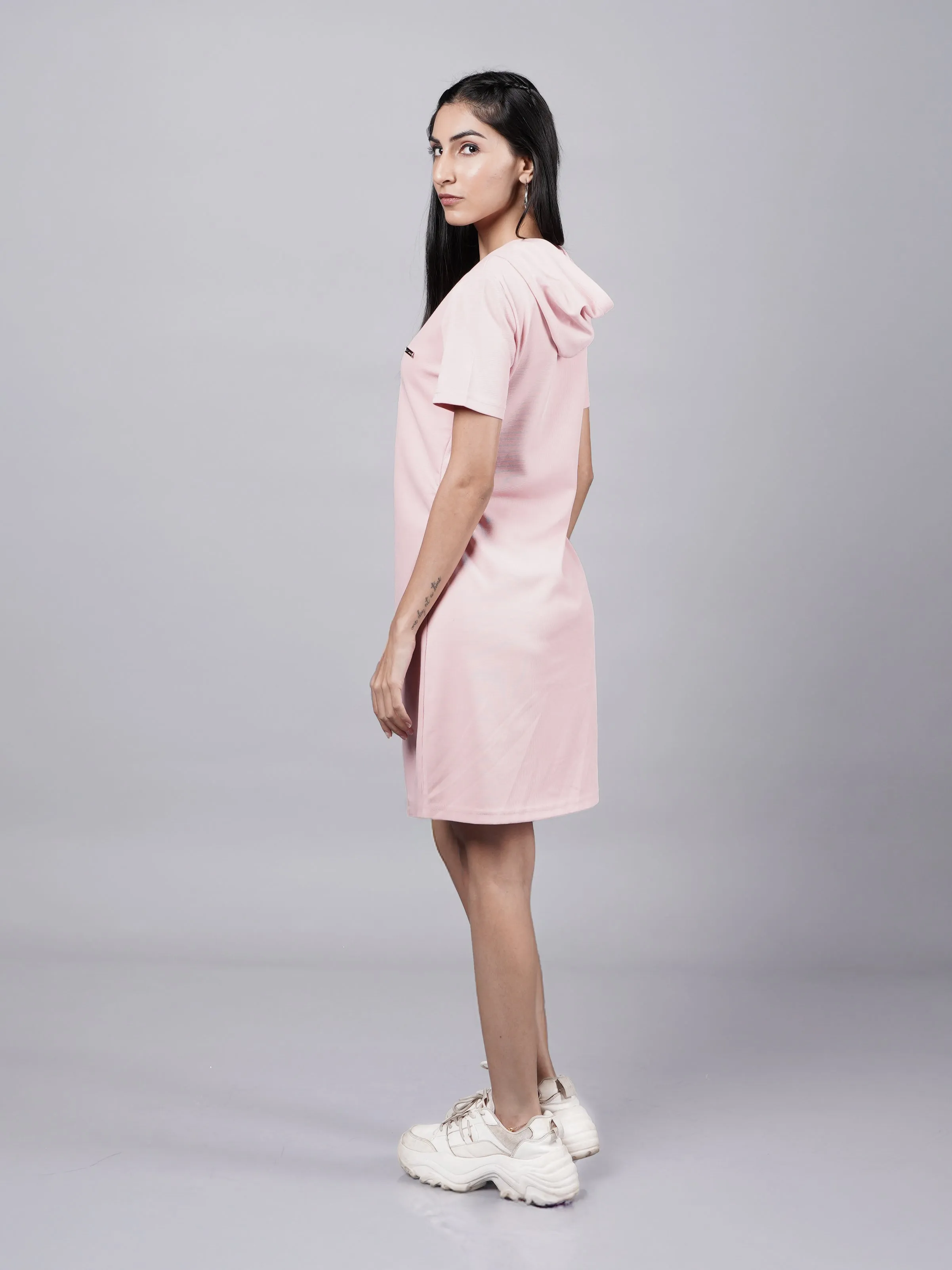 Retro Pink Tennis T-shirt Dress French Theory