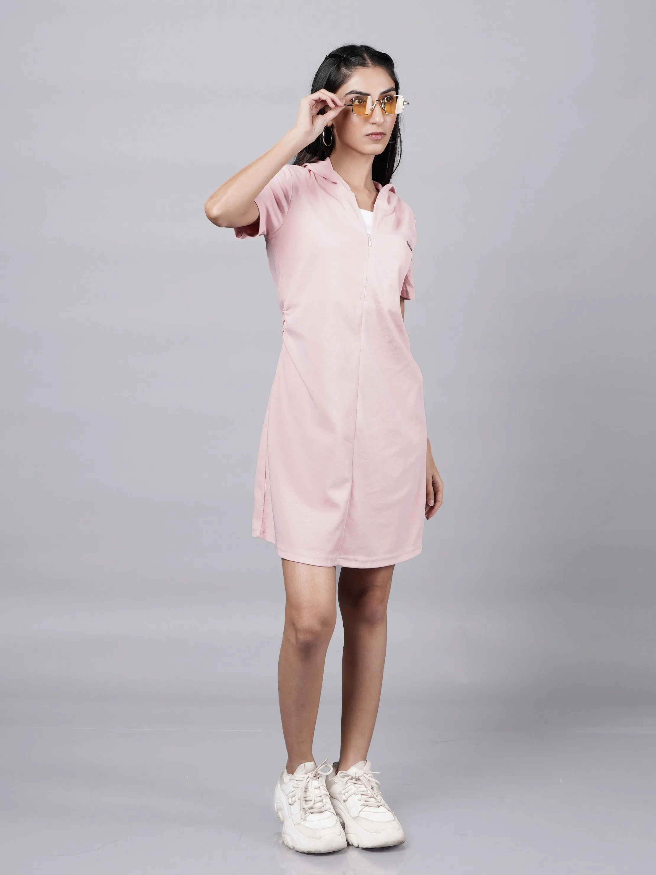 Retro Pink Tennis T-shirt Dress French Theory