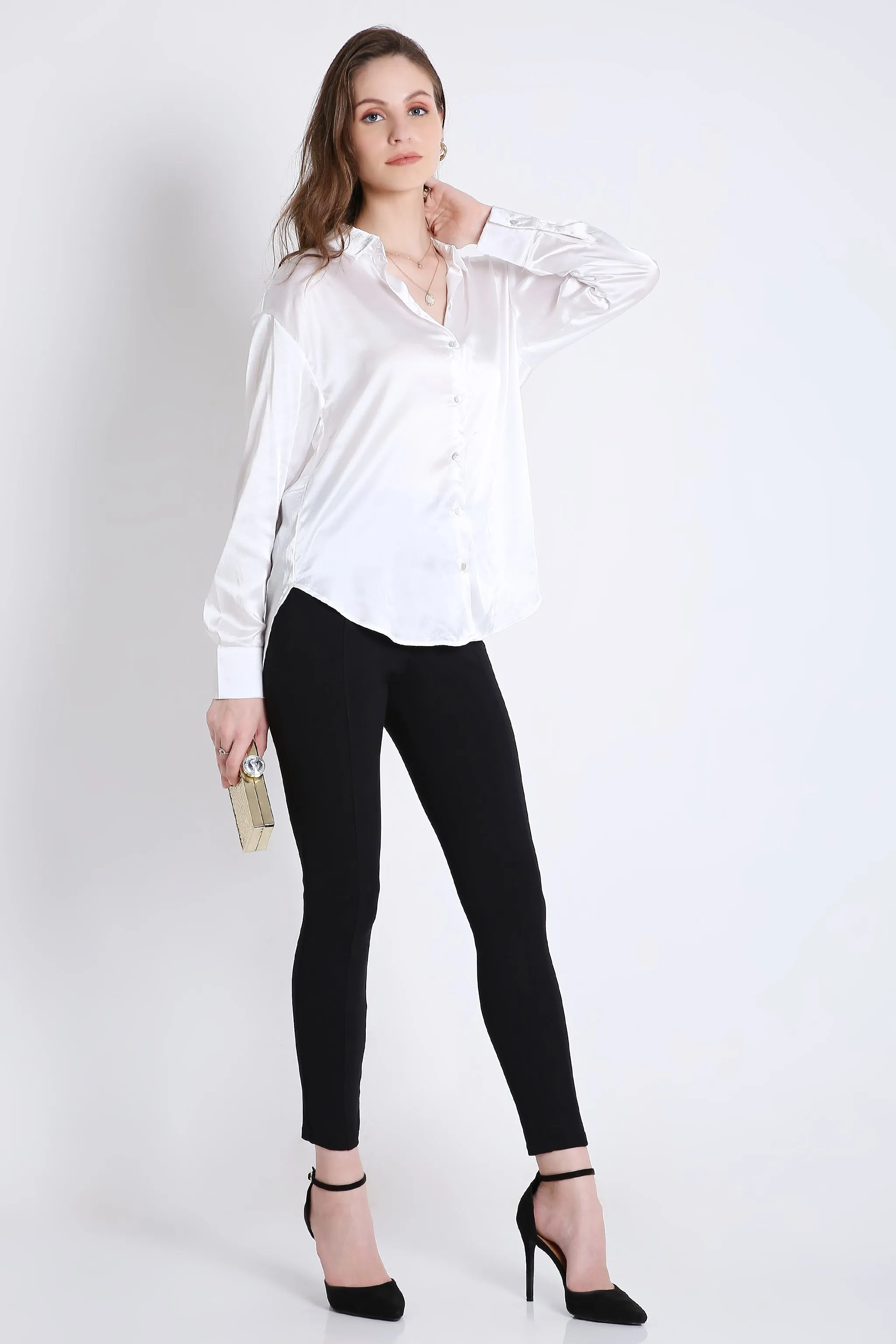 satin shirt French Theory