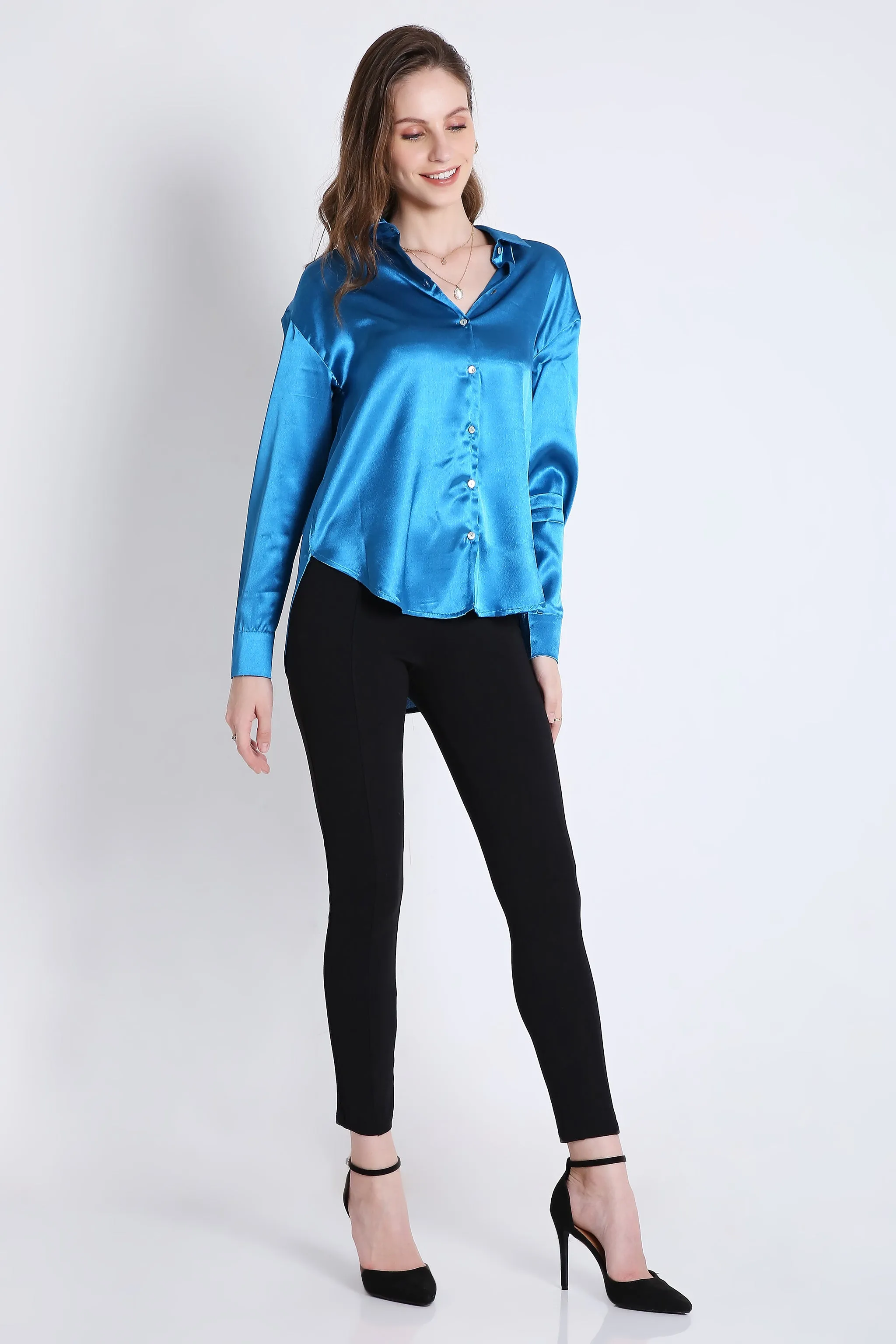 satin shirt French Theory