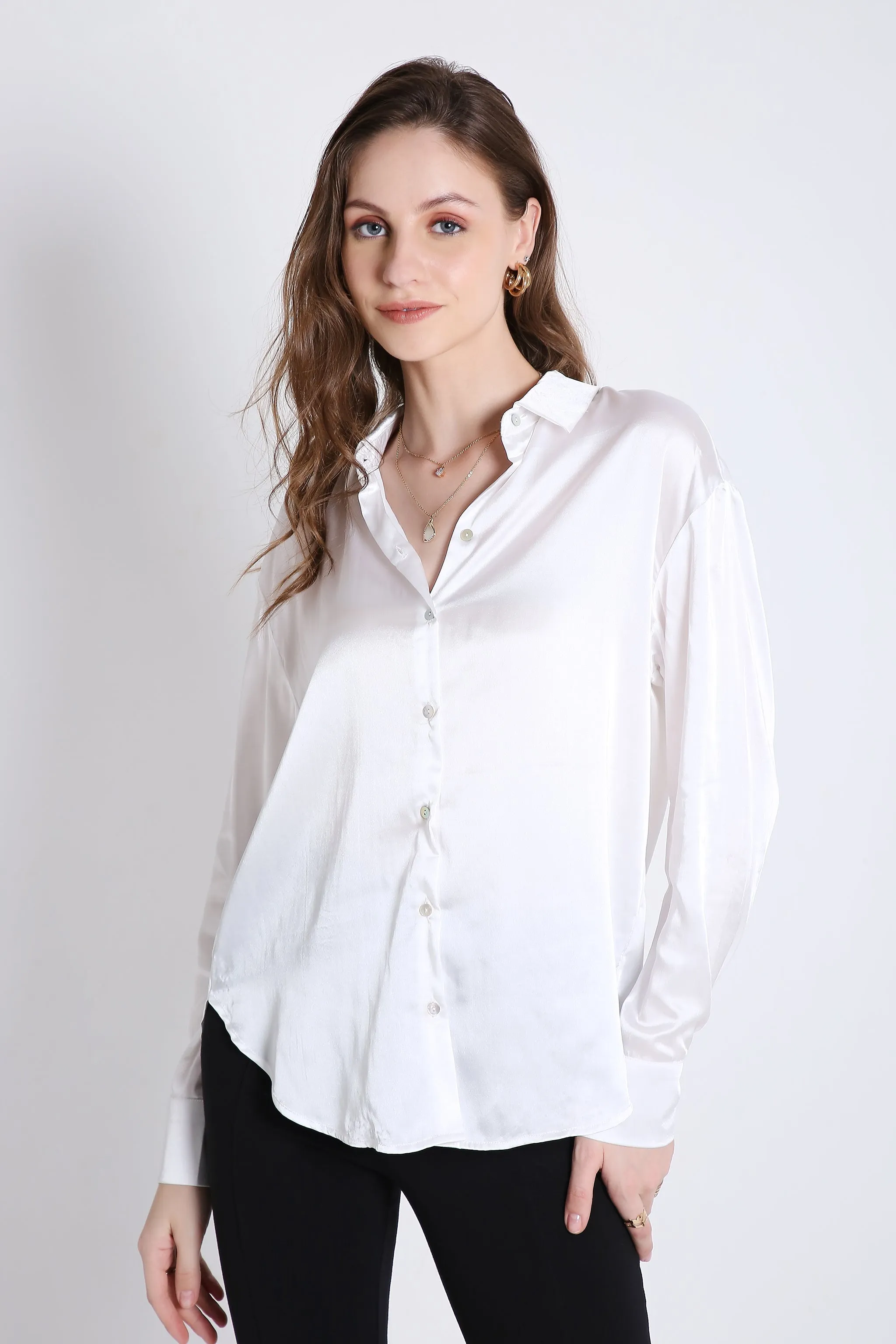 satin shirt French Theory