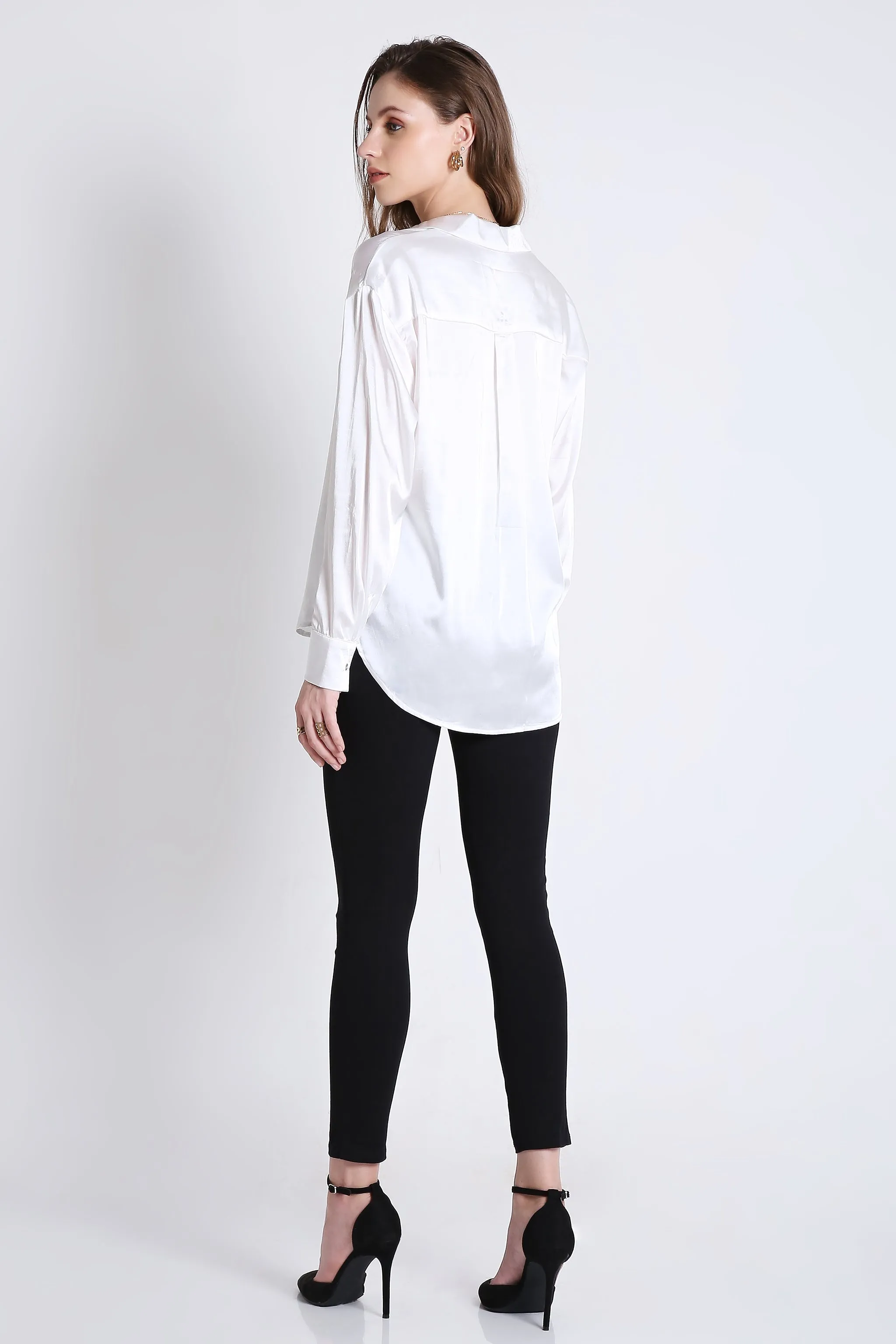 satin shirt French Theory
