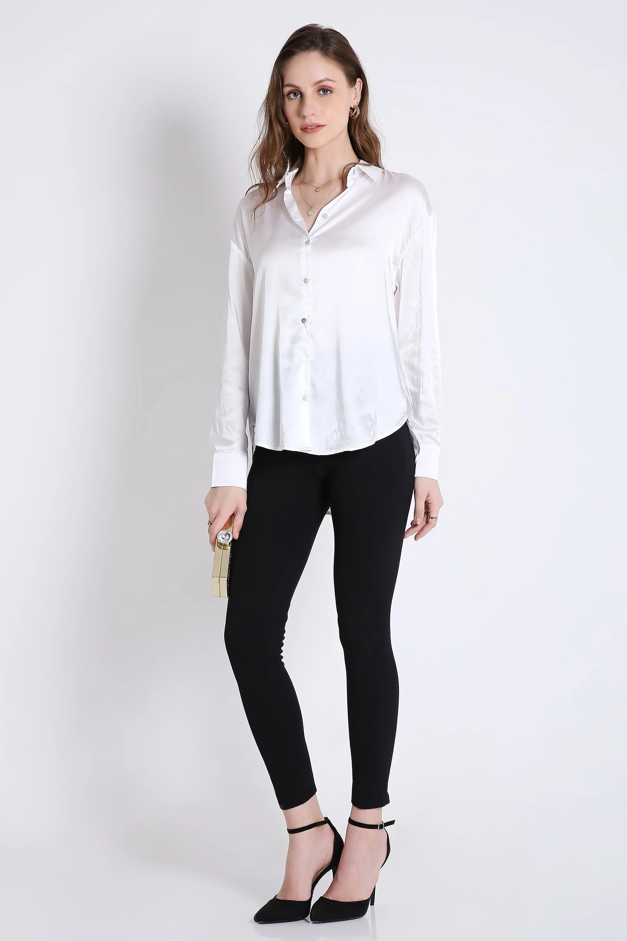 satin shirt French Theory