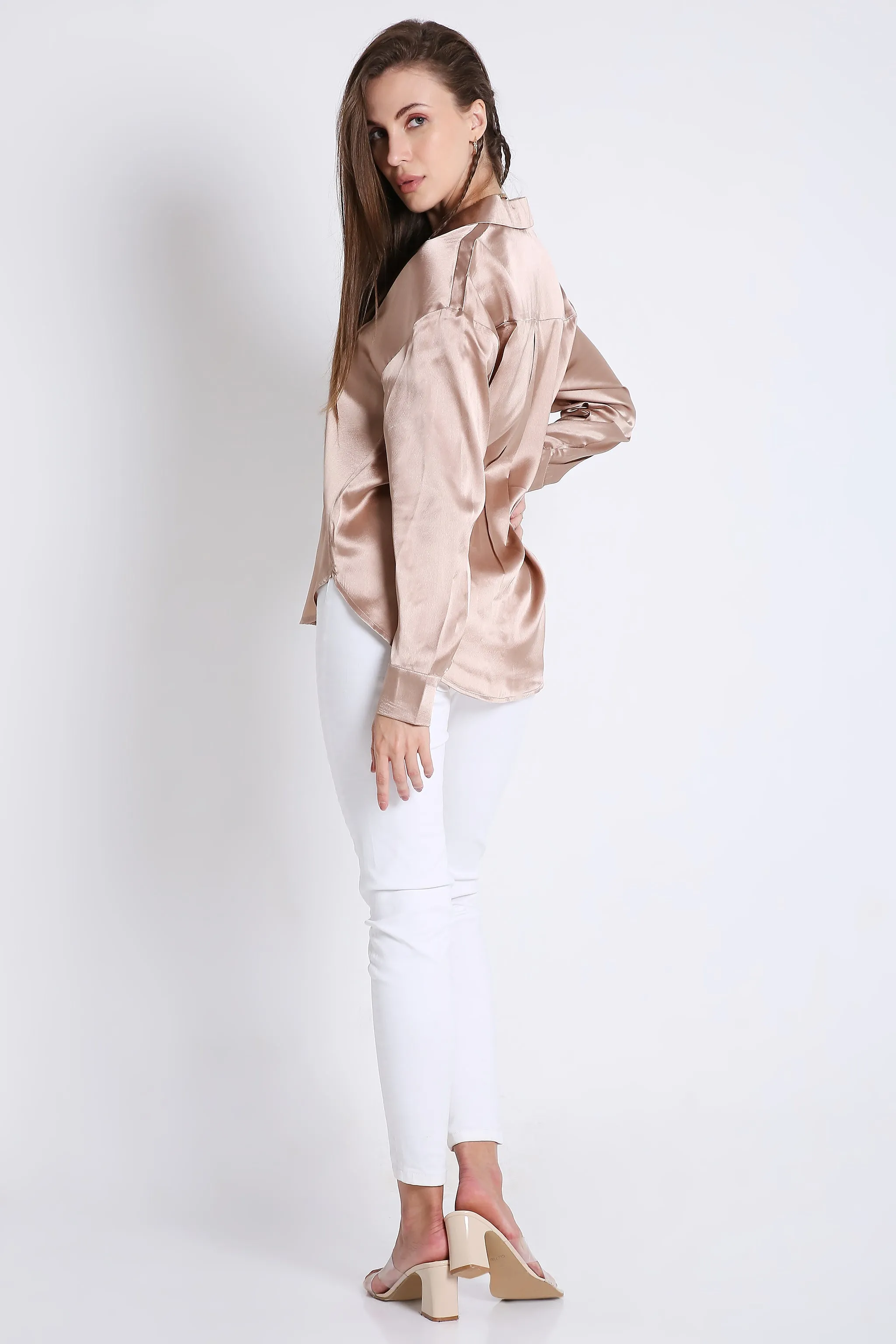 satin shirt French Theory