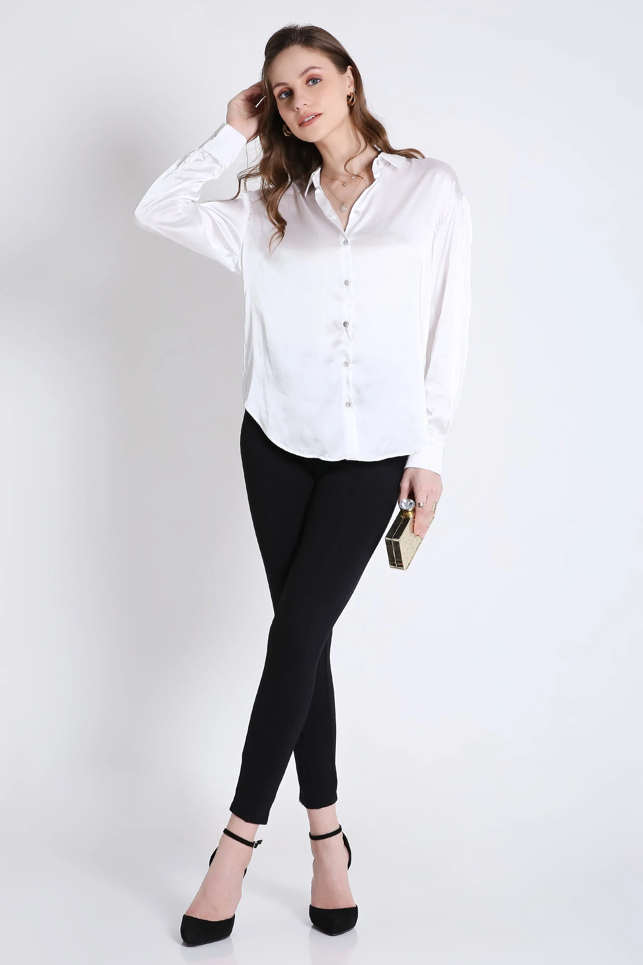 satin shirt French Theory
