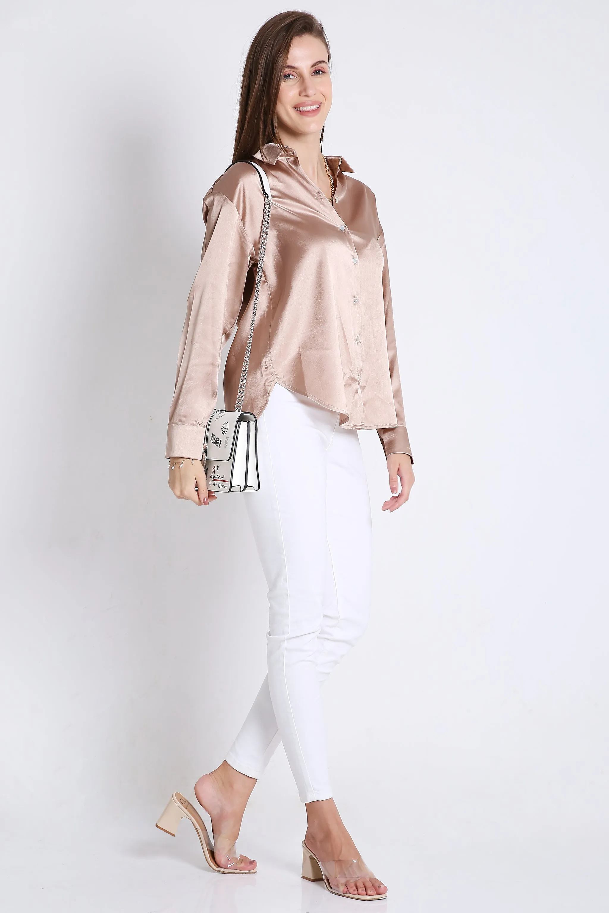 satin shirt French Theory
