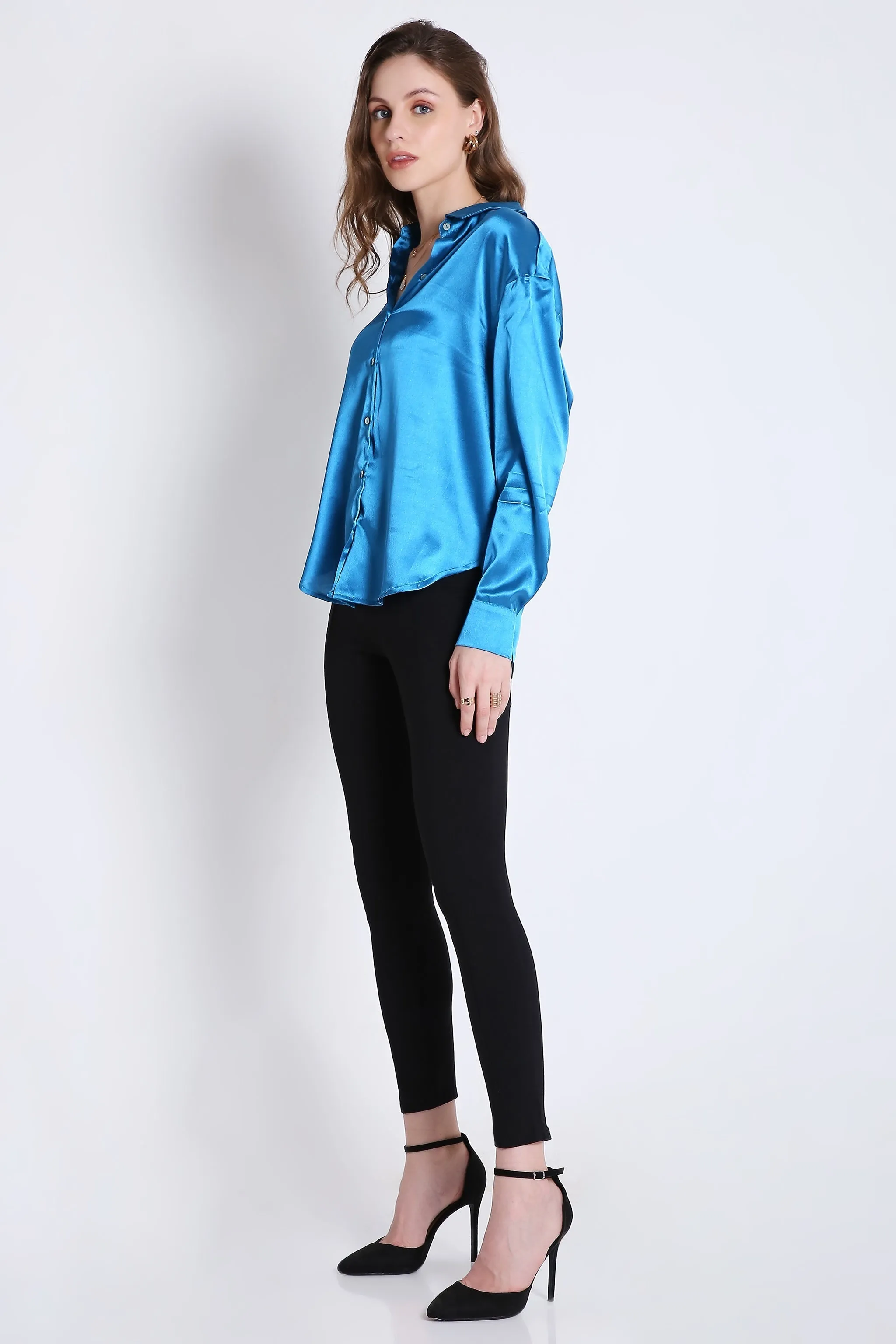 satin shirt French Theory