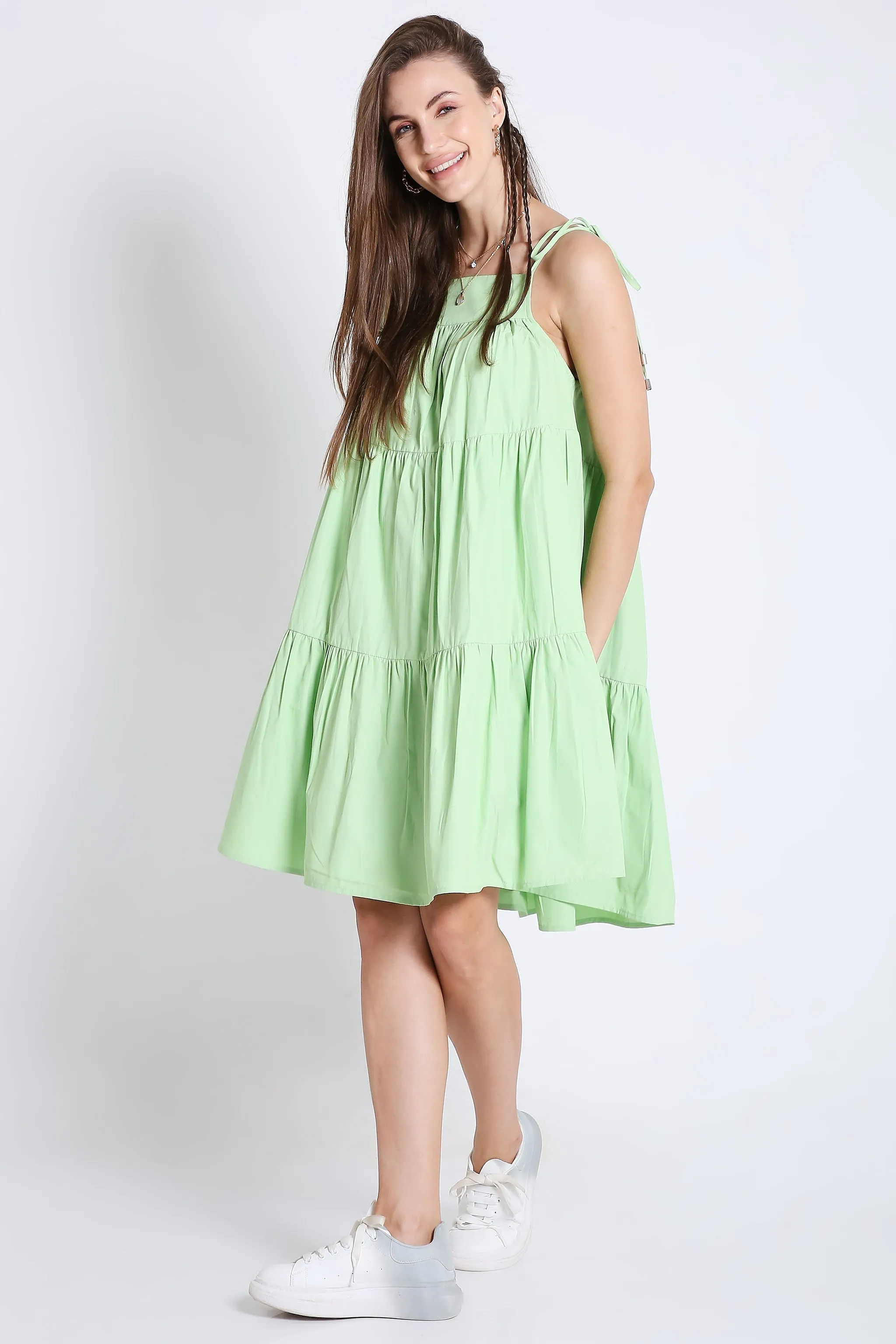 Short Summer Flared Dress French Theory