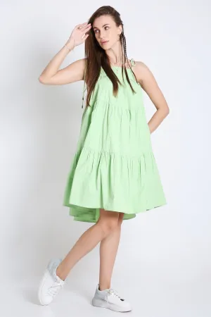 Short Summer Flared Dress French Theory