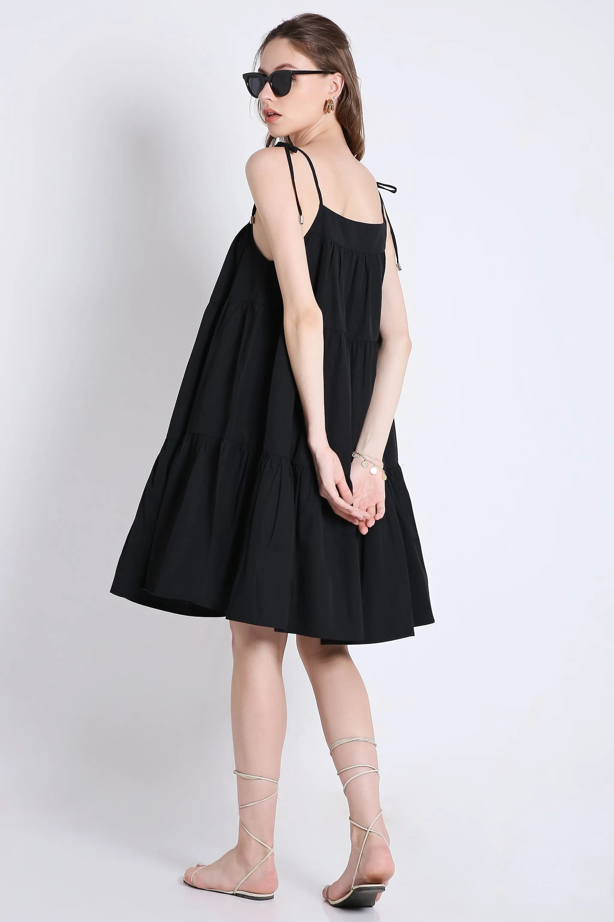 Short Summer Flared Dress French Theory