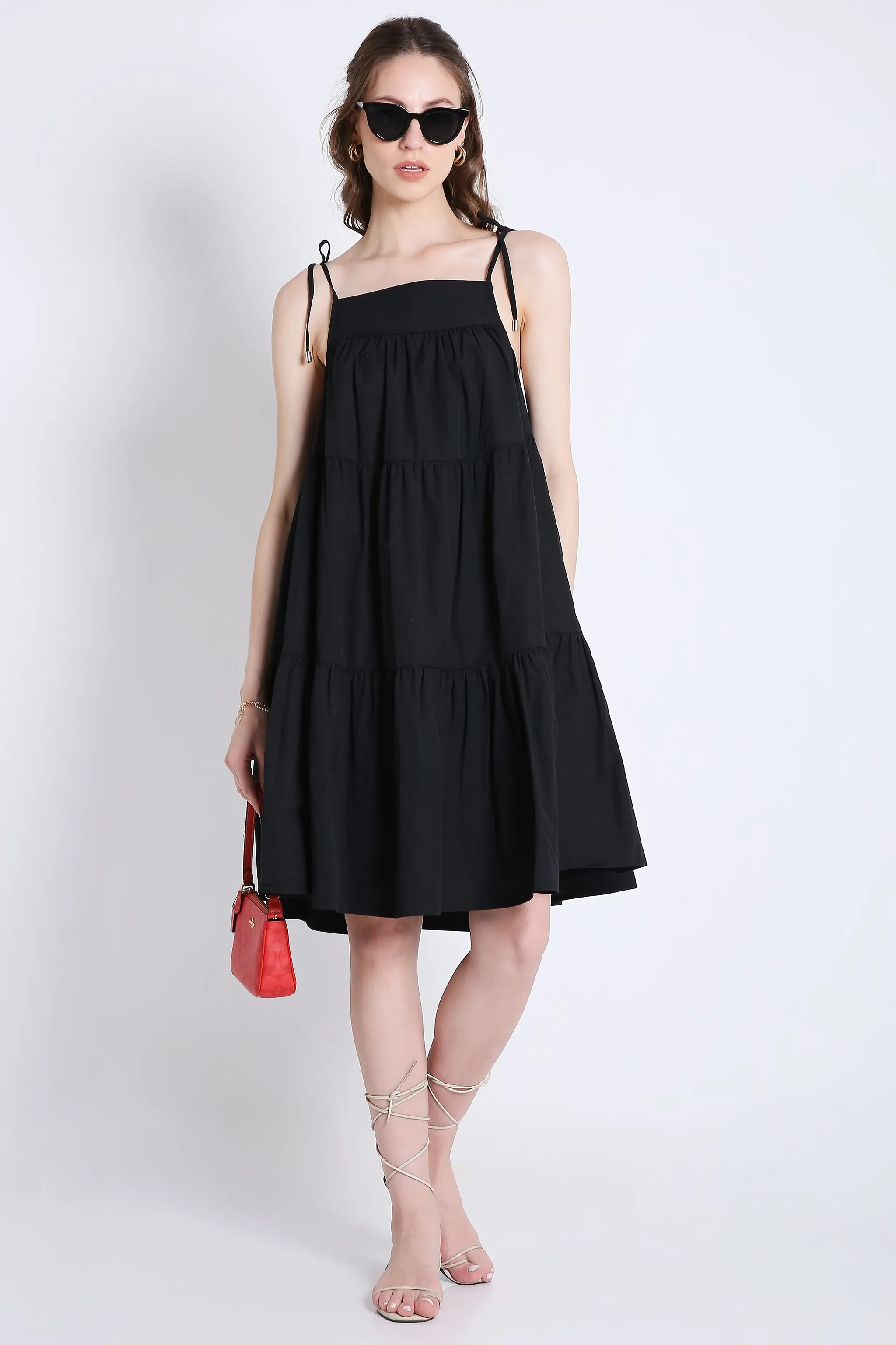 Short Summer Flared Dress French Theory