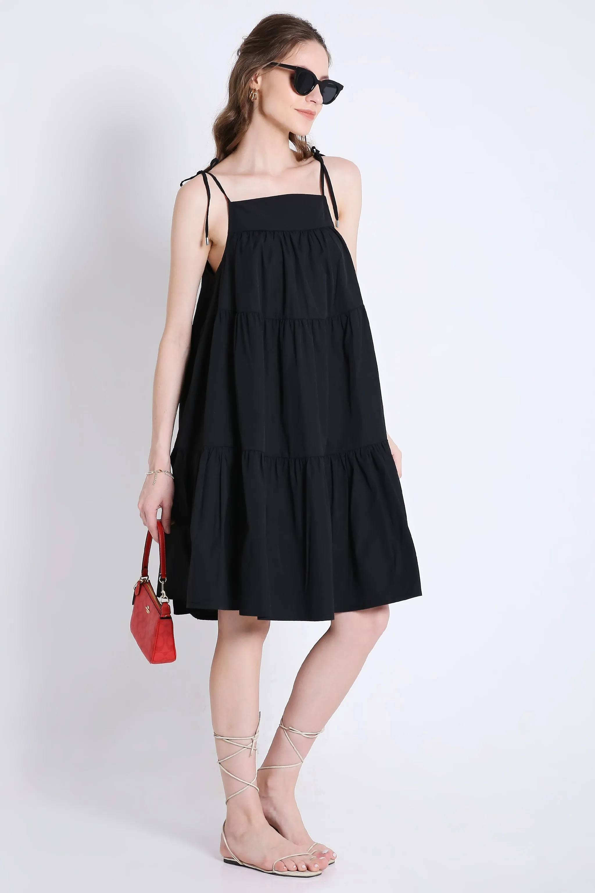 Short Summer Flared Dress French Theory