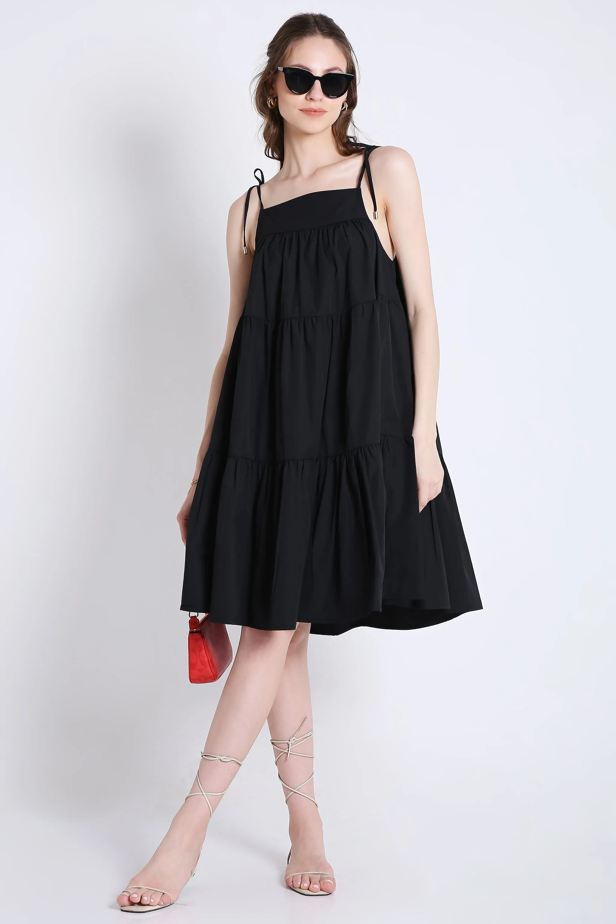 Short Summer Flared Dress French Theory