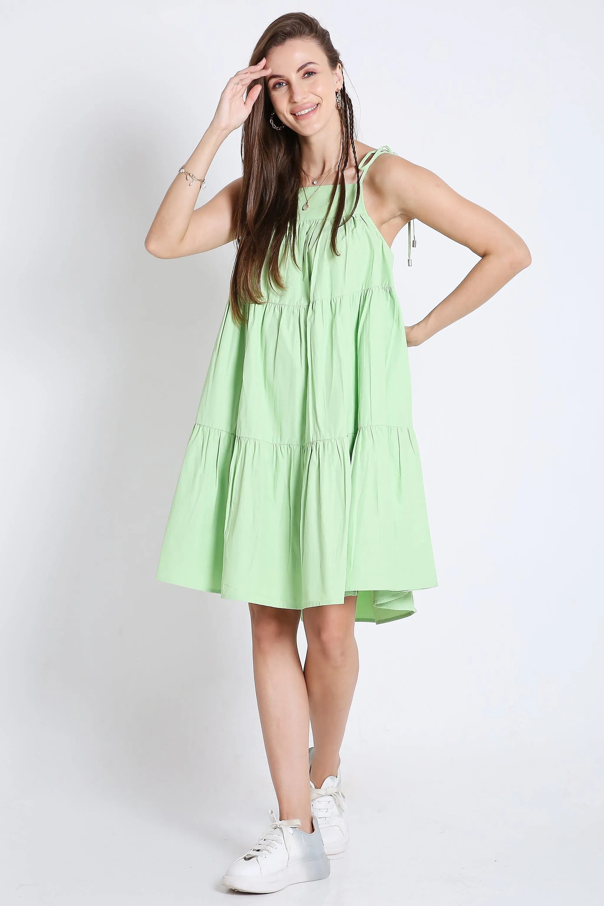 Short Summer Flared Dress French Theory