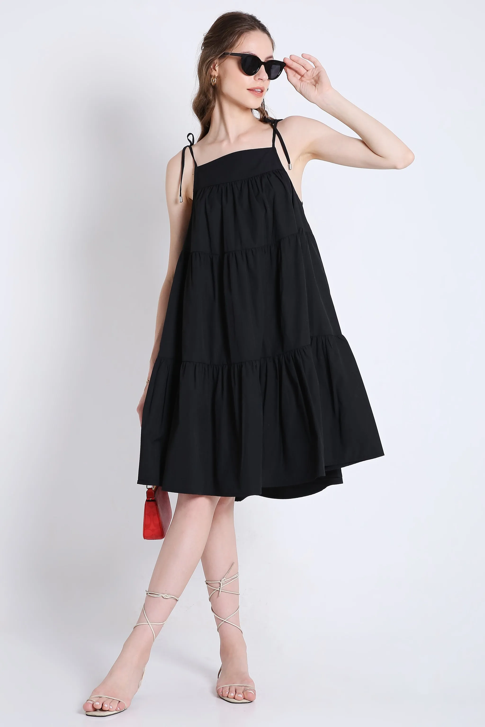 Short Summer Flared Dress French Theory