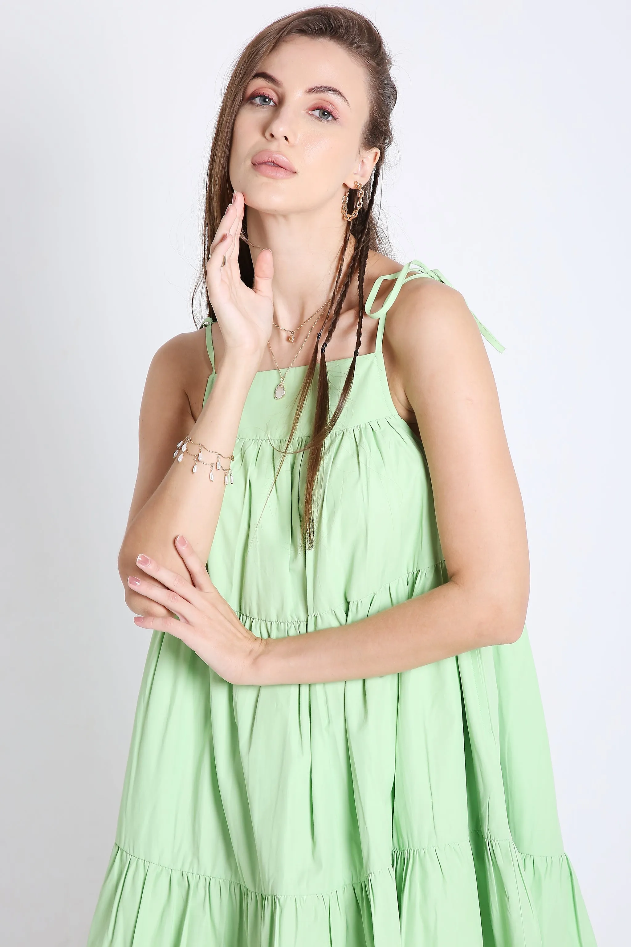 Short Summer Flared Dress French Theory
