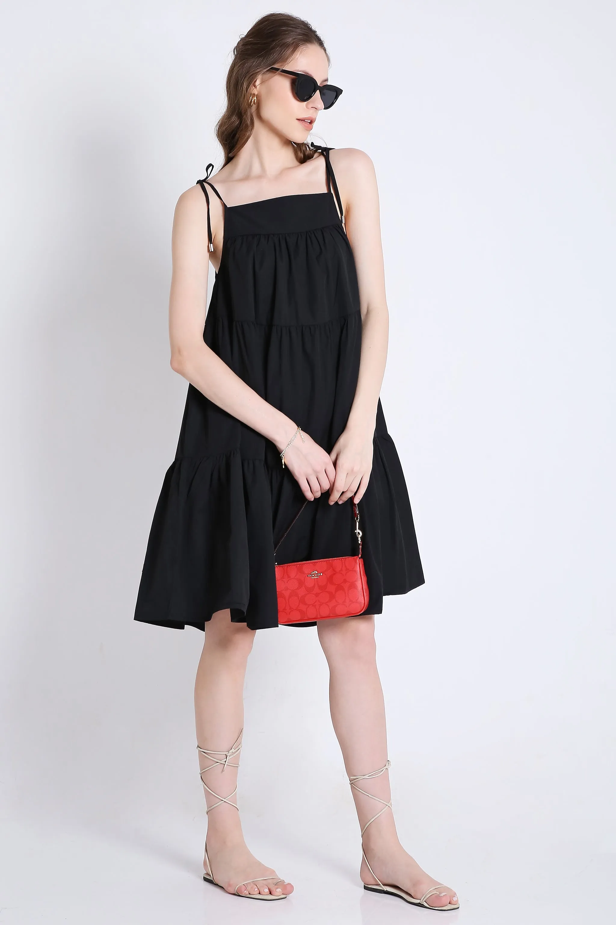 Short Summer Flared Dress French Theory